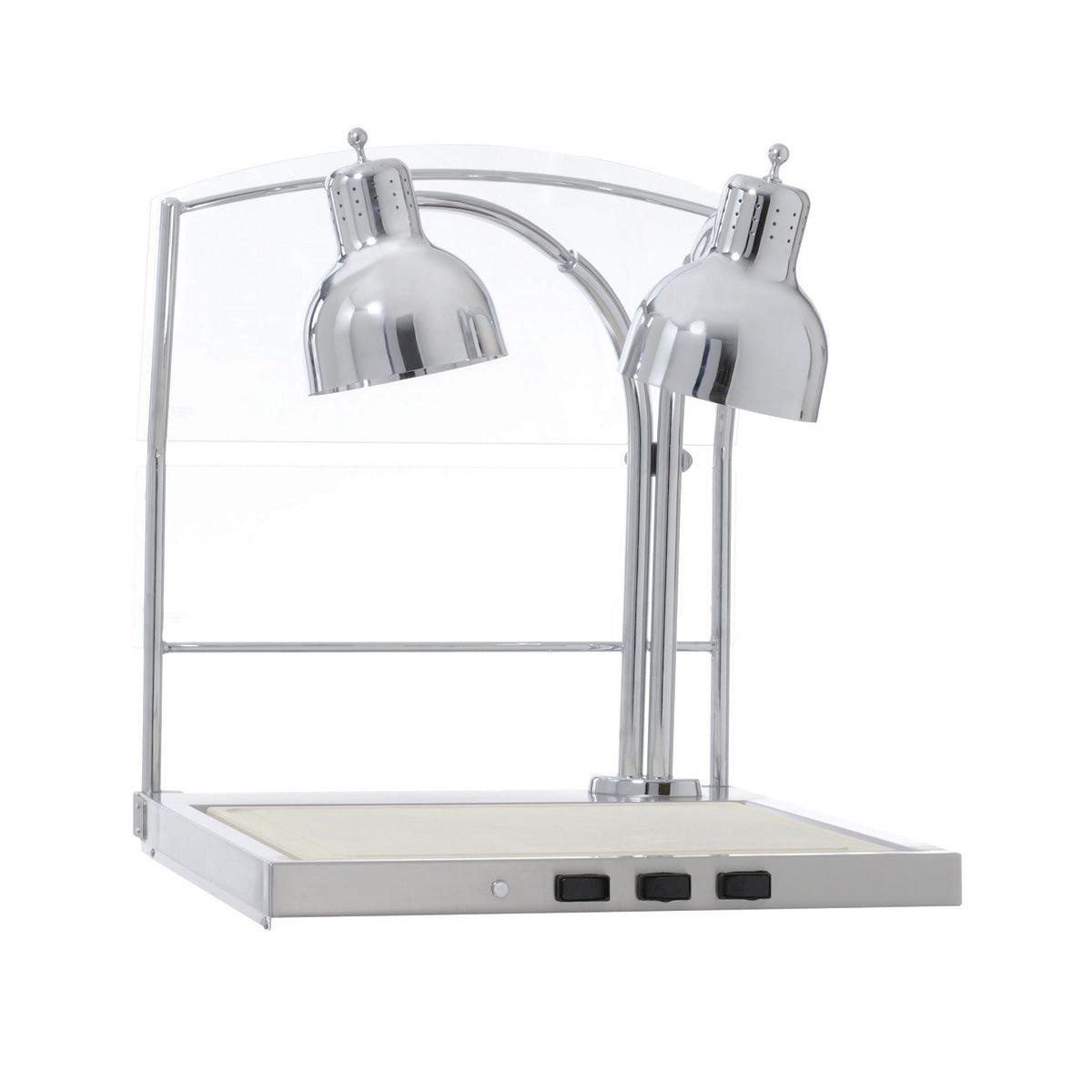 Alto Shaam CS 200 Commercial Hot Food Holding Carving Station with 2 Bulbs - 120V 750W for Restaurants, Catering & Buffet Service