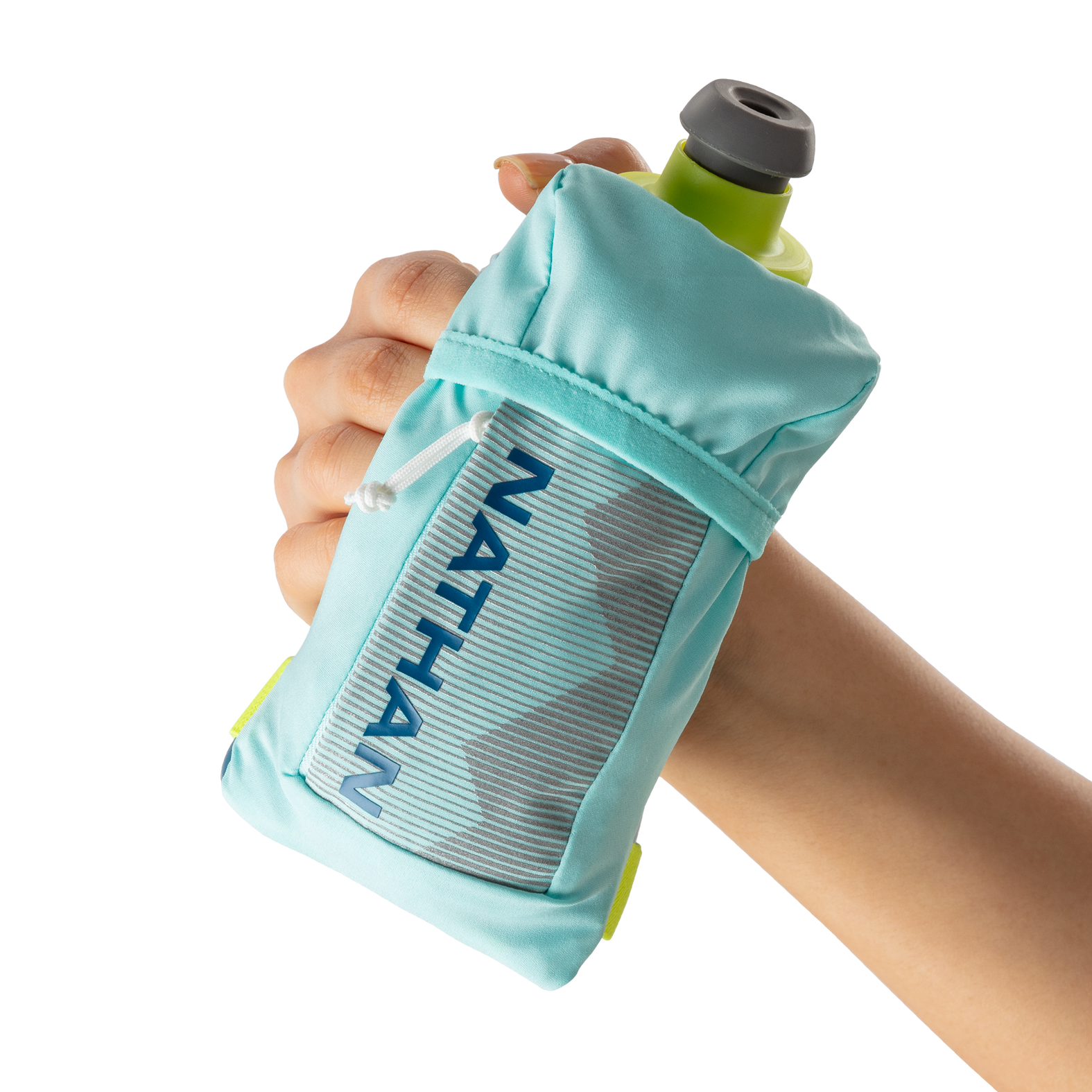 Nathan QuickSqueeze Handheld Water Bottle - BPA Free, Leak Proof, Lightweight & Portable Sports Water Bottle for Running, Cycling, Hiking & Outdoor Activities