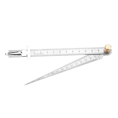 1-15mm Stainless Steel Welding Gap Gauge Tool - Precision Taper Feeler Gauge for Hole Inspection & Measurement (Ideal for Welding, Automotive, and Metalworking Projects)