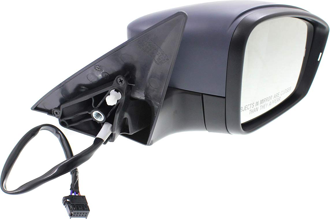 Power Heated Side Mirrors with Turn Signal for Volkswagen Beetle 2012-2018 - Driver & Passenger Side, Paintable - Perfect for Winter Driving & Enhanced Safety