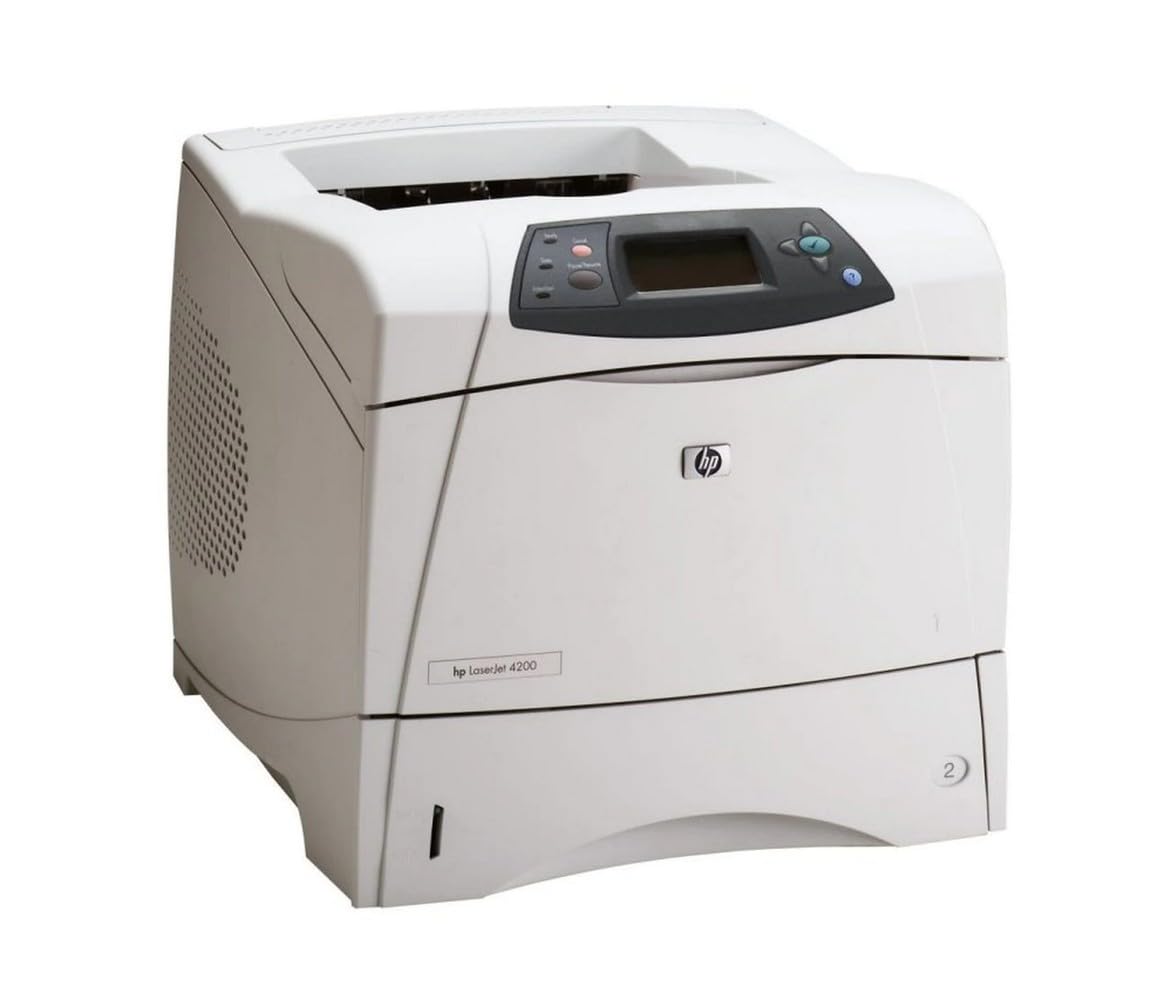 Certified Renewed HP LaserJet 4200DTN Printer with Toner - Q2428A Model - 90-Day Warranty - High-Speed Office Laser Printer for Business Documents, Reports & Bulk Printing