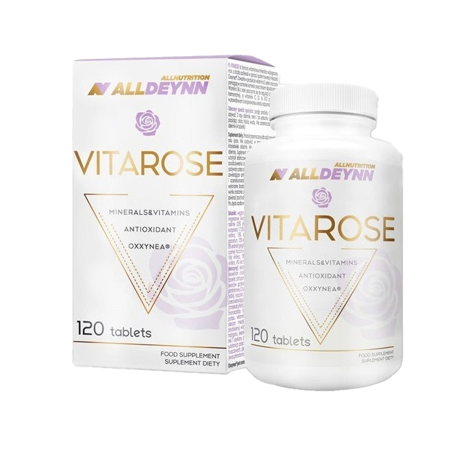 Allnutrition AllDeynn Vitarose Multivitamin Supplement - 120 Tablets for Daily Energy, Immunity & Wellness | Perfect for Active Lifestyles & Health-Conscious Adults