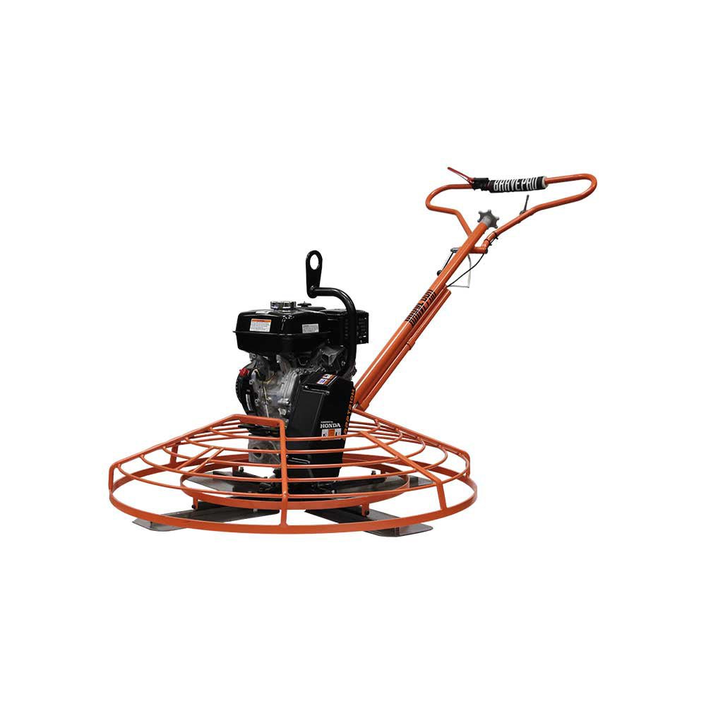 Brave Power Trowel 46 Inch Concrete Finishing Machine with Honda GX270 Engine - Perfect for Concrete Floor Leveling and Smoothing on Driveways, Patios & Construction Sites