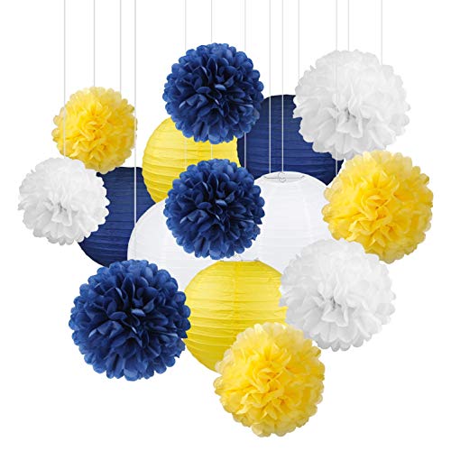 White,yellow,navy Blue