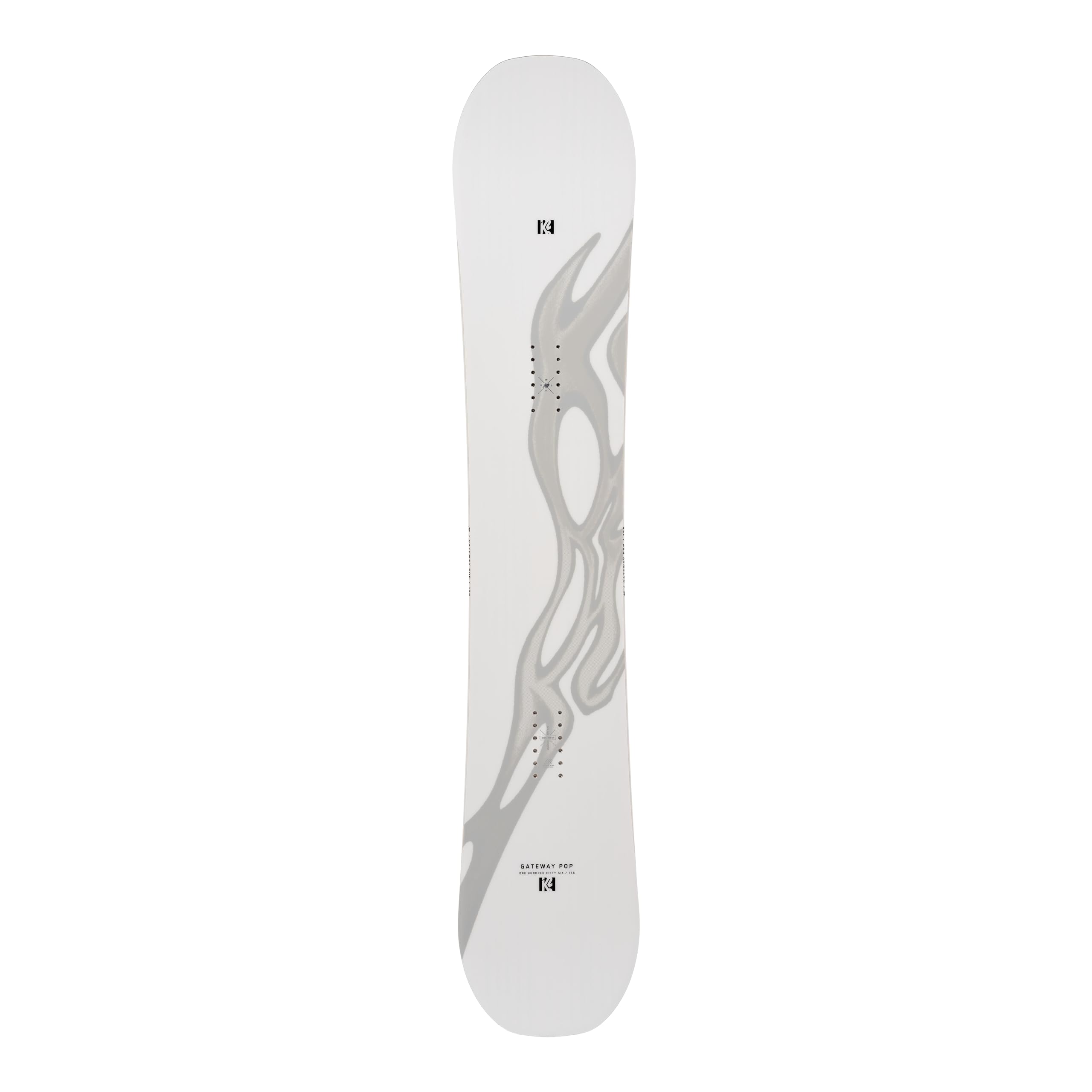 K2 Gateway Pop Men's Snowboard - All-Mountain Freestyle Snowboard for Intermediate Riders | Perfect for Park, Powder & Groomed Runs