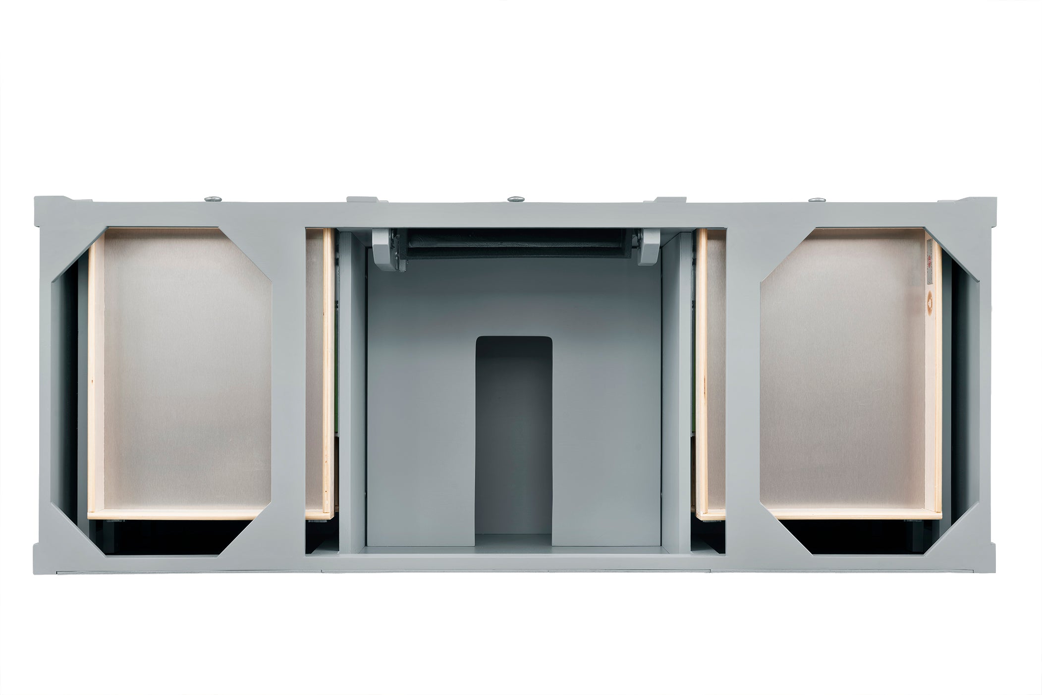 Brittany 60-Inch Urban Gray Single Bathroom Vanity with Sink & Mirror - Perfect for Modern Home Bathroom Renovation