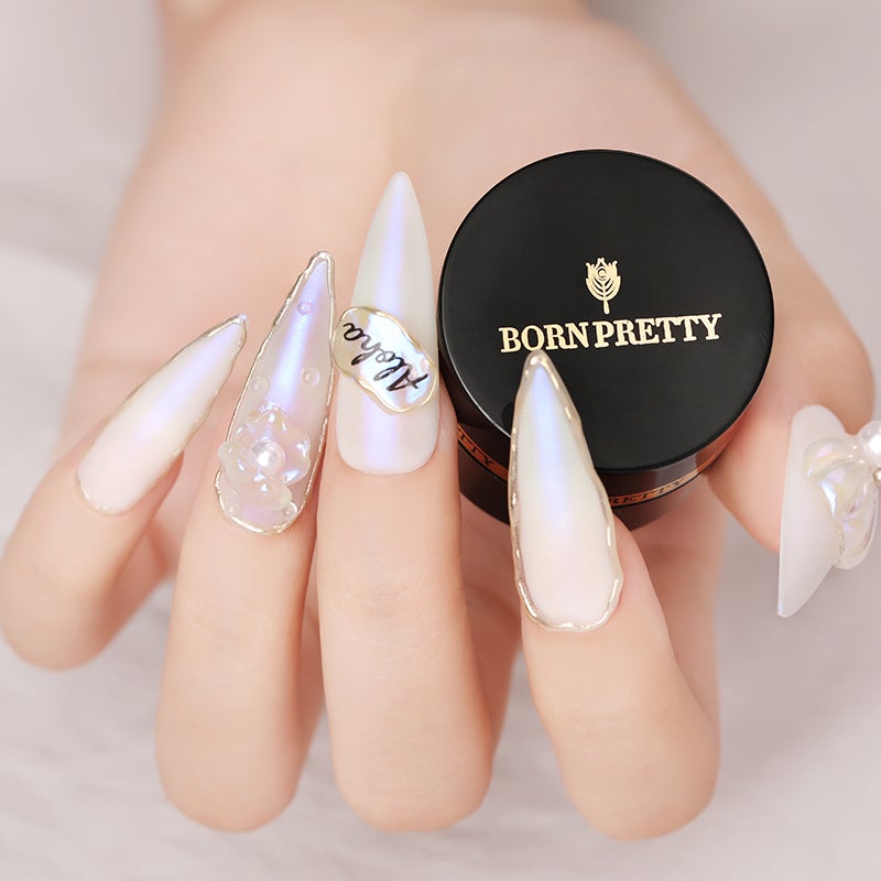 Born Pretty PVC Soft Solid 3D Sculpting Gel - Professional Nail Art Builder Gel for Sculpting & Extensions - Perfect for DIY Manicures, Salon Nail Designs & Acrylic Nail Enhancements