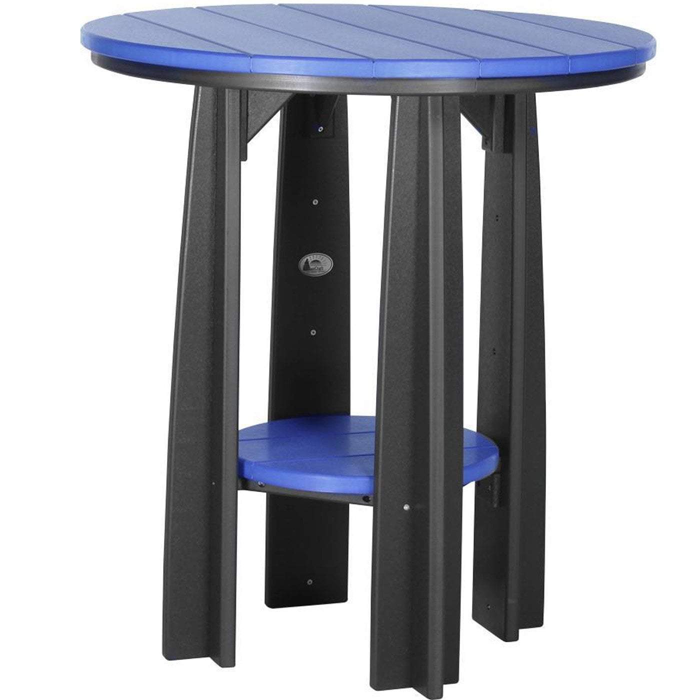 Eco-Friendly Recycled Plastic 36-Inch Balcony Table with Cup Holder - Perfect for Outdoor Patio, Garden, and Small Space Relaxation