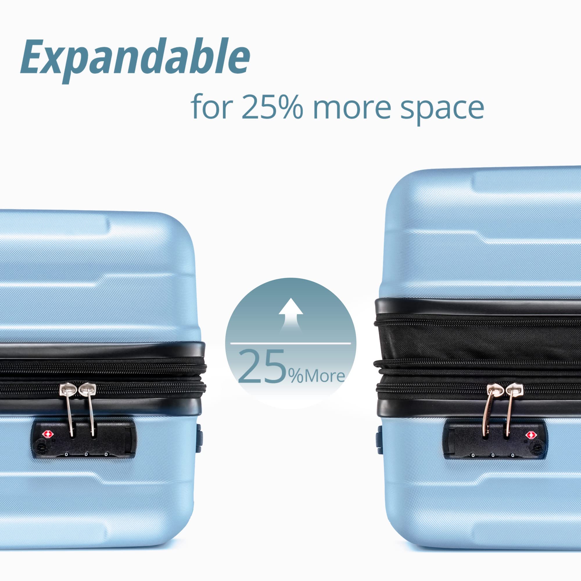 Merax 2-Piece Luggage Set (20
