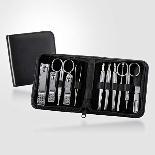 Premium Korean 777 Nail Clipper Set - 11-Piece Travel Manicure & Pedicure Kit | World's #1 Professional Grooming Tools | Made in Korea Since 1975 | Perfect for Home, Travel, Salon & Gift Giving