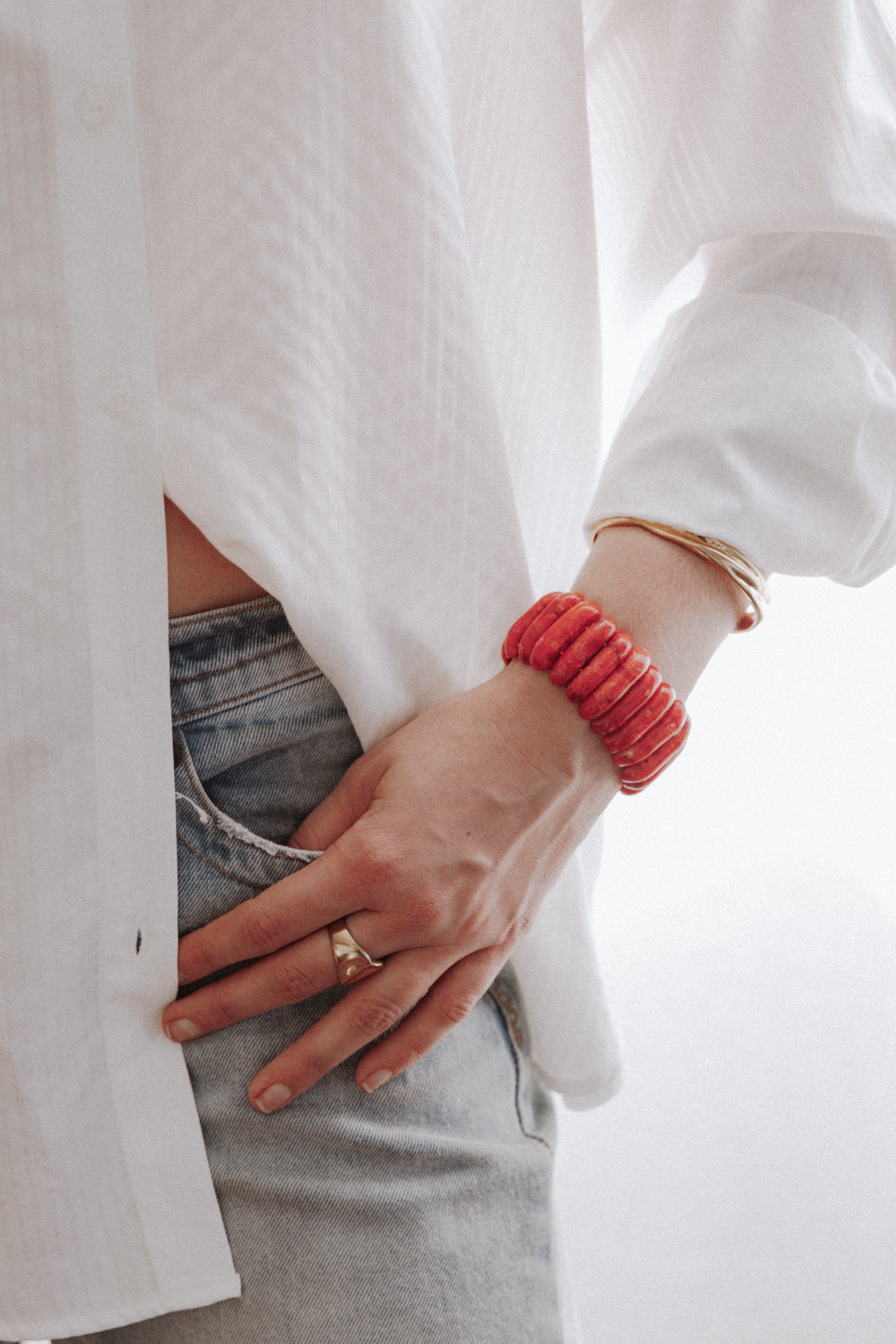 Anya Bracelet for Women - Elegant Red Beaded Bracelet with Adjustable Closure | Perfect for Casual Wear, Parties, and Gifts