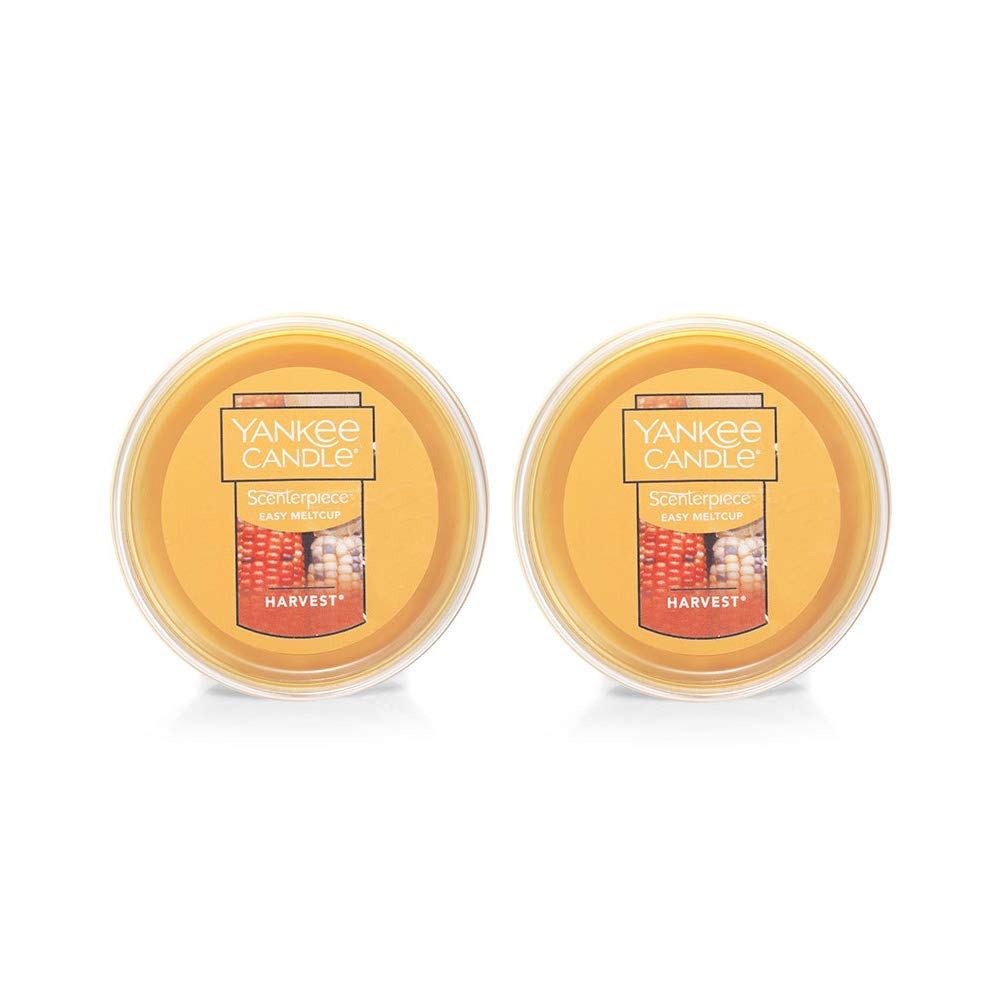 Yankee Candle Harvest Scenterpiece Wax Warmer Refill - 2 Pack | Fall Home Fragrance for Living Room, Bedroom & Office Decor | Aromatherapy Gift Set
