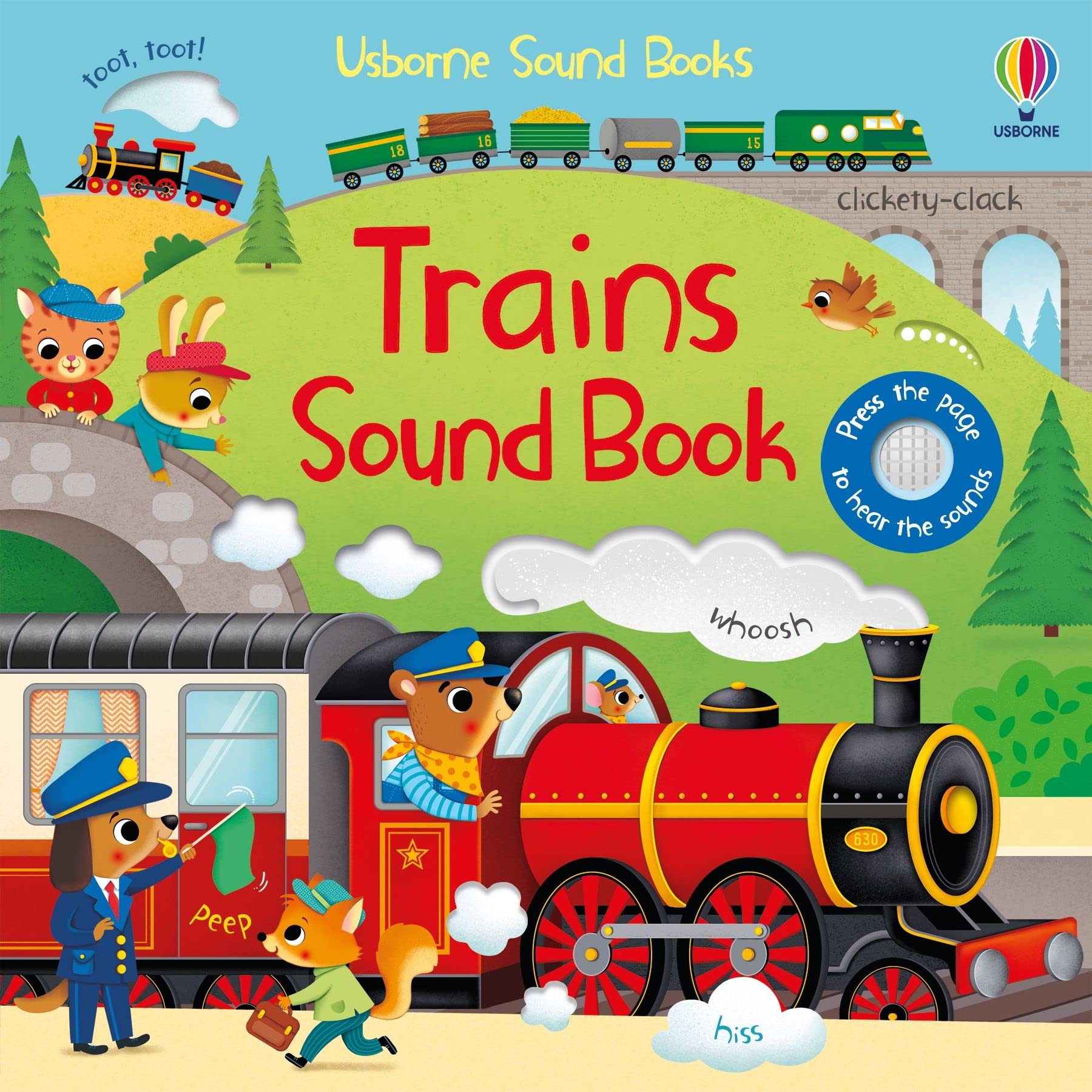 Interactive Train Sound Book for Kids - Educational Toy with Realistic Train Sounds | Perfect for Bedtime Stories, Learning & Playtime
