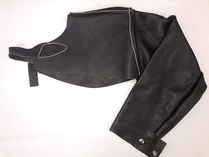 Old School Welding Arm Sleeve - Heavy Duty Leather Welding Protection for Metalwork & DIY Projects - Perfect for Blacksmiths, Welders & Metal Fabricators