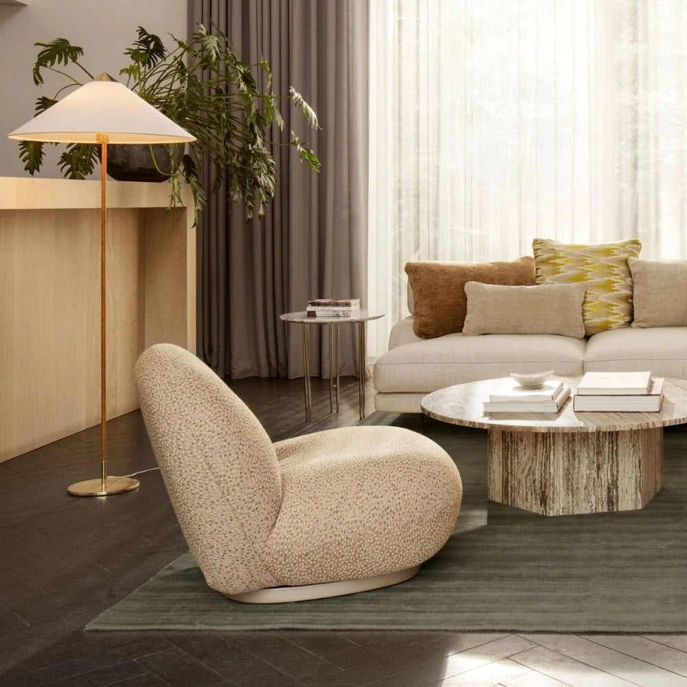 Modern Chinese Hat Floor Lamp - Stylish Rattan Shade for Living Room, Bedroom & Office Decor - Perfect for Cozy Ambiance and Reading Nook Lighting