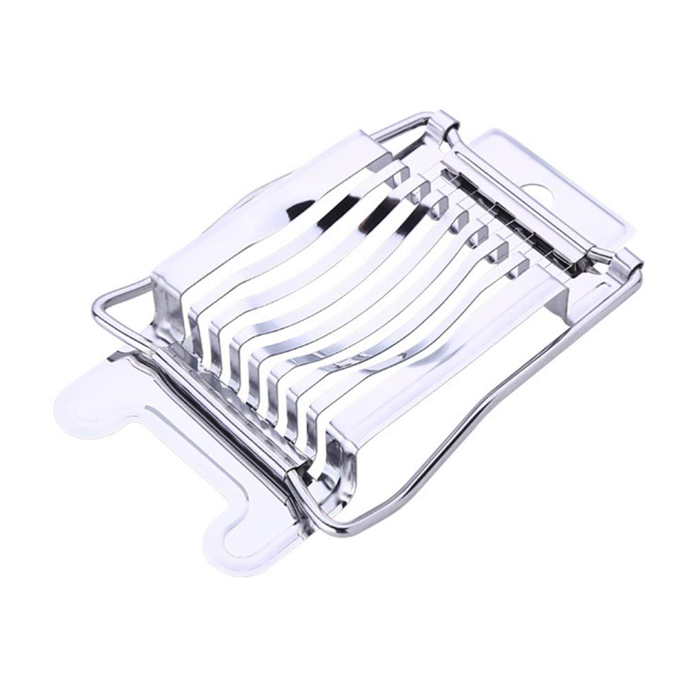 Premium Stainless Steel Meat Chopper & Multi-Purpose Food Slicer - Egg, Cheese, Mushroom, Fruit Cutter for Kitchen, Salad Prep & Japanese Cuisine Decor