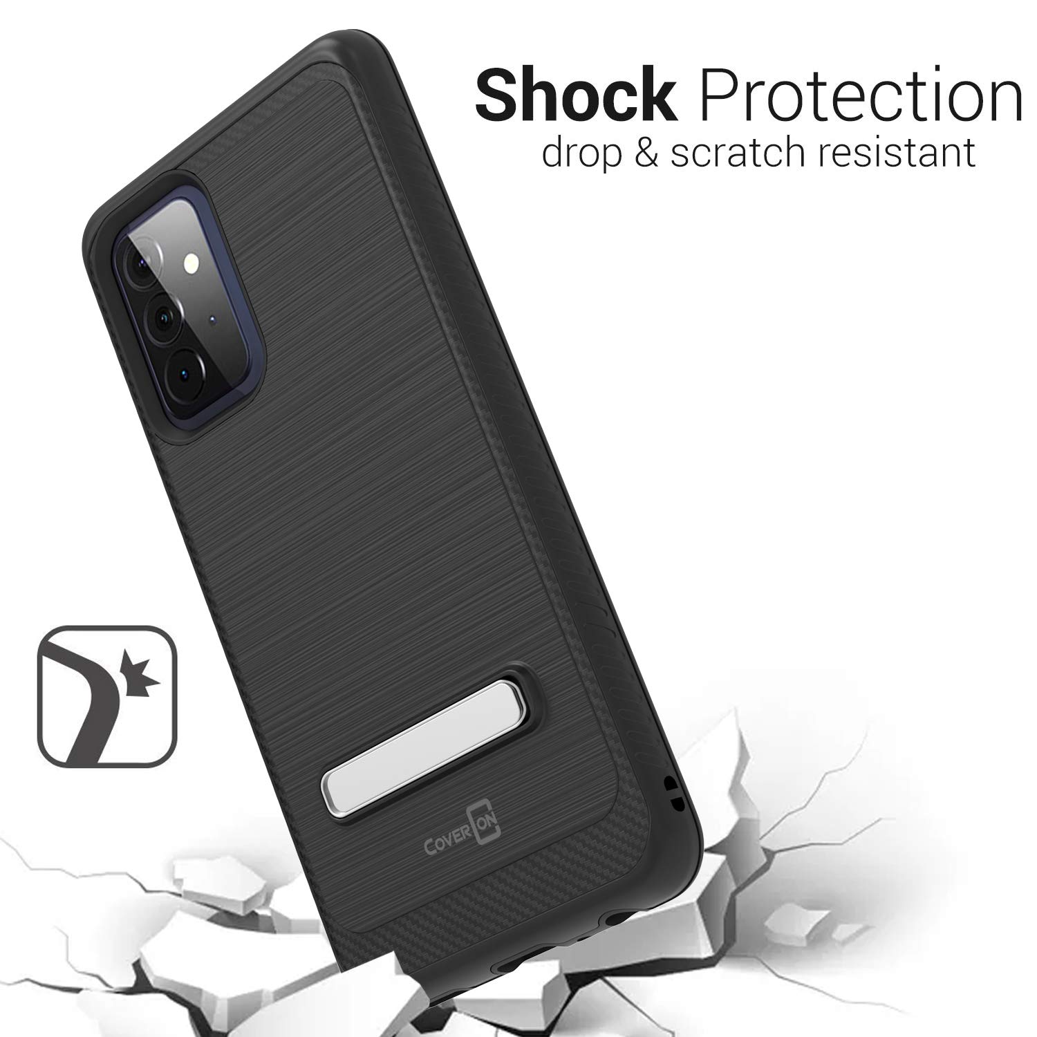 Magnetic Samsung Galaxy A52 Case - Metal Rugged Cover for Work & Travel