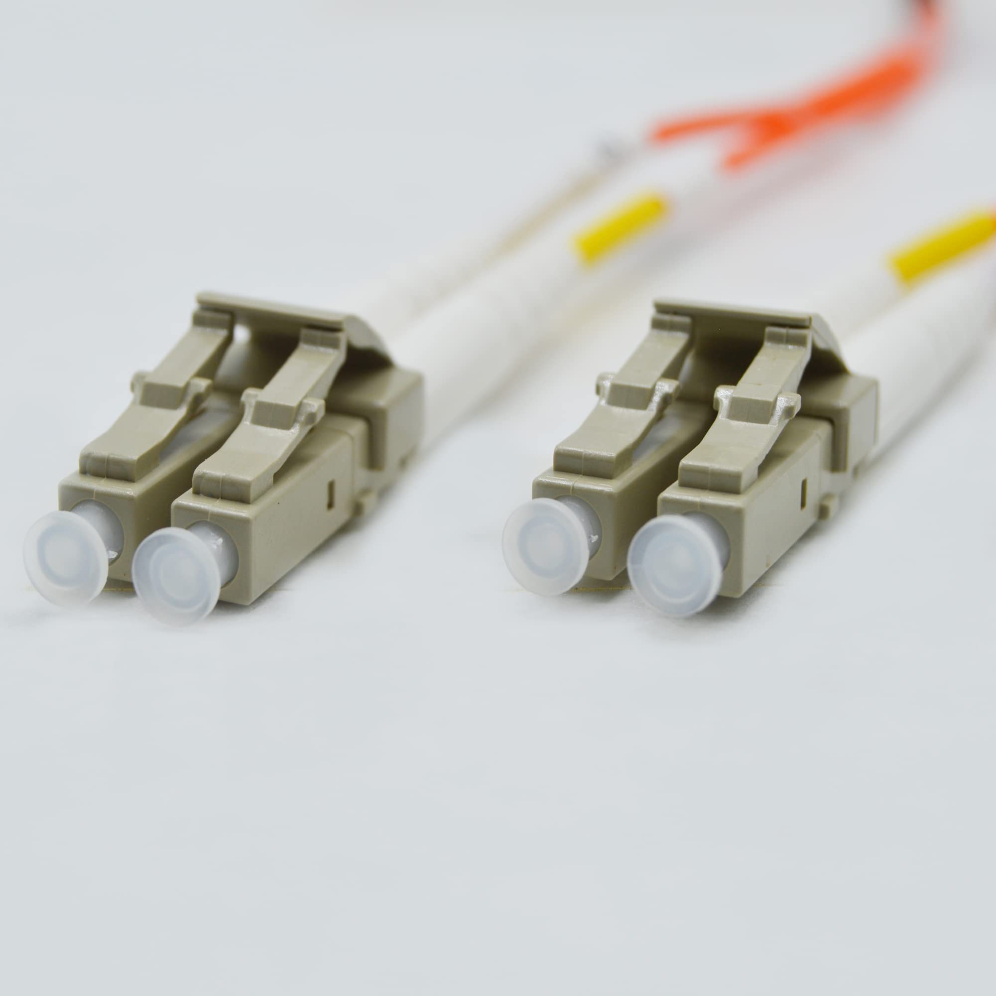 OM1 LC to LC Fiber Optic Cable 30M (98.42ft) - 1G Plenum Duplex Multimode Jumper 62.5/125 - Length Options 0.5M-300M - Made in USA - Compatible with 1G/10G SFP, 1GBase - Ideal for Data Centers, Server Rooms & Network Installations