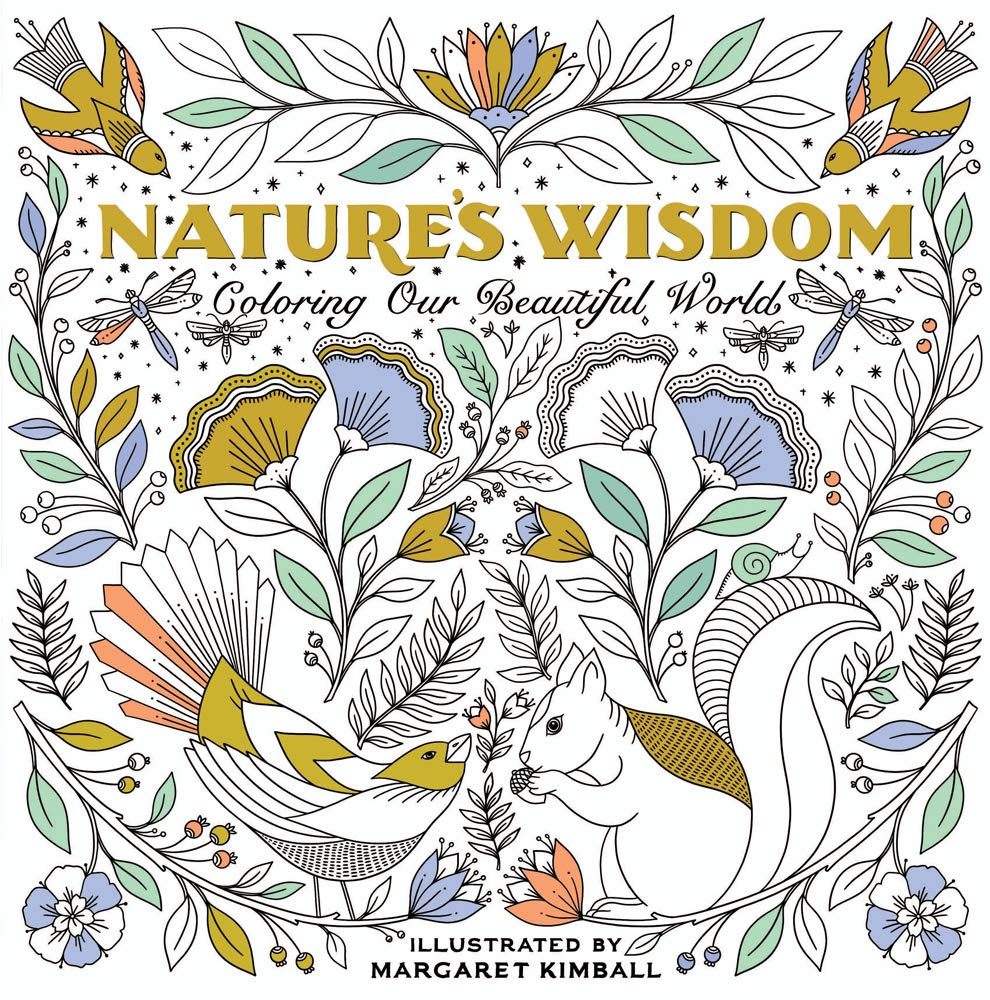 Nature's Wisdom: Coloring Our Beautiful World - Premium Eco-Friendly Coloring Books for Adults & Kids - Perfect for Stress Relief, Creativity & Home Decor