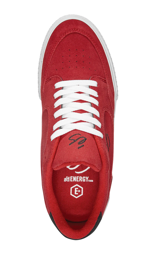 eS Caspian Men's Skateboarding Shoes - Red | High-Performance Skate Shoes for Street & Park Skating