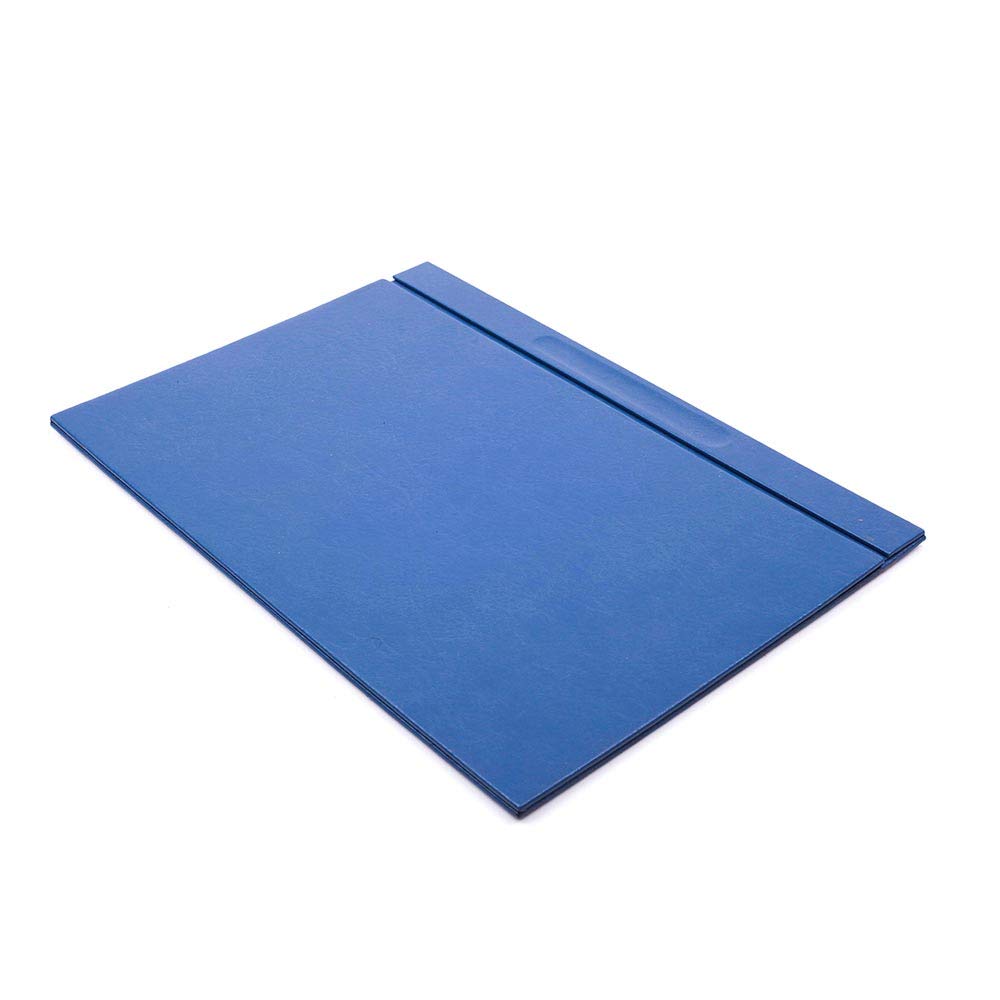 Premium Bonded Leather Desk Organizer Set - 10-Piece Office Desk Accessories with Single Document Tray - Elegant Blue Desk Supplies for Home & Office Organization - Perfect for Files, Stationery, and Workspace Decluttering