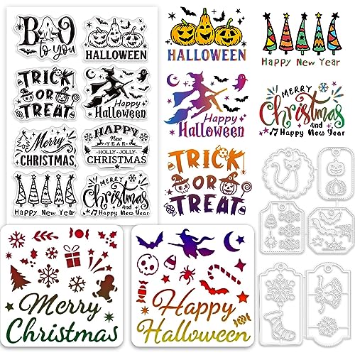 Festival Words Clear Stamps and Dies
