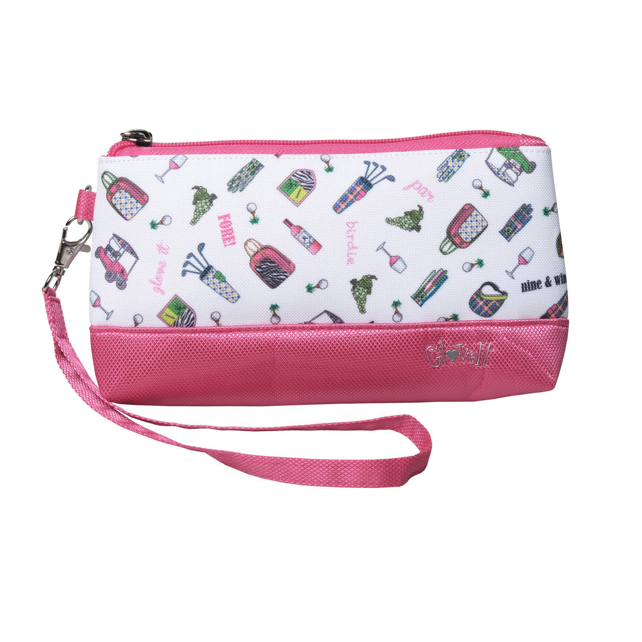 Glove It Nine and Wine Wristlet - Stylish Leather Wristlet for Women, Perfect for Parties, Date Nights & Wine Tasting Events