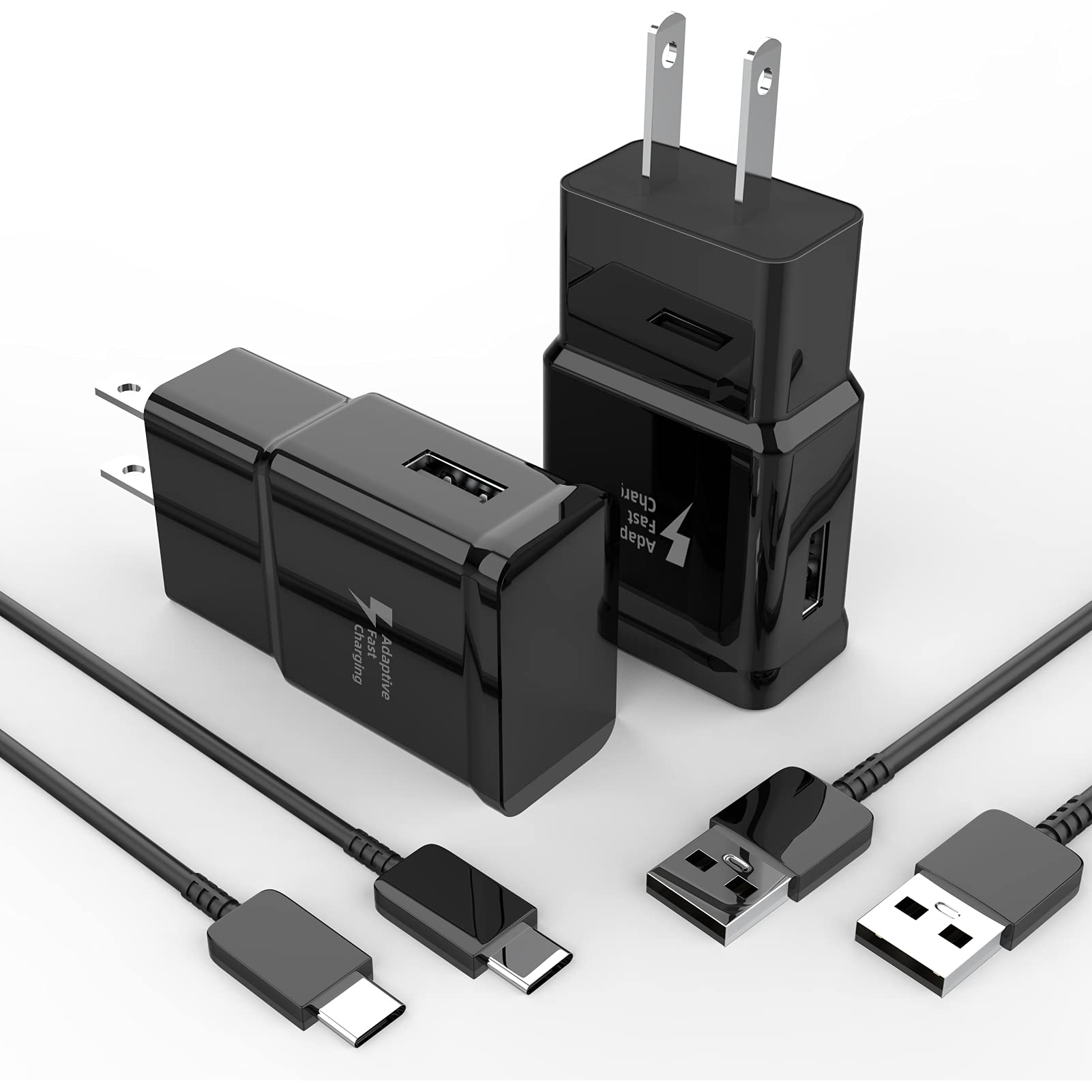 Fast USB C Wall Charger for Samsung Galaxy S8/S9/S10/S20/S21/Ultra/Note8/A21s/A31 - 30W PD Quick Charge Adapter with Type C Cable - Perfect for Home, Office & Travel Charging