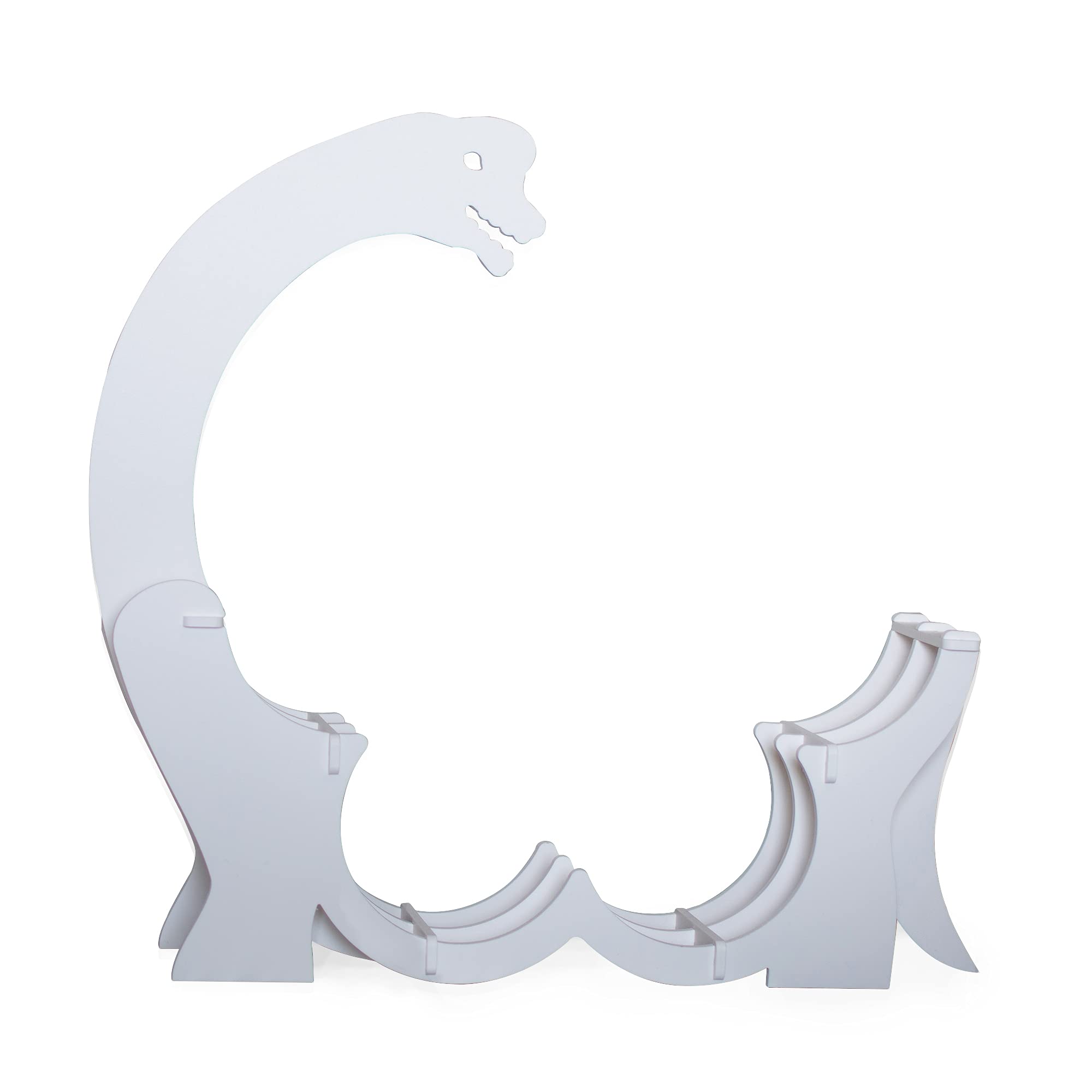 Dinosaur Toilet Paper Holder - Free Standing or Wall Mounted Bathroom Organizer | Unique 7-Roll Storage Shelf for Toilet Paper | Perfect for Kids' Bathroom, Dinosaur Themed Decor & Fun Home Accessories
