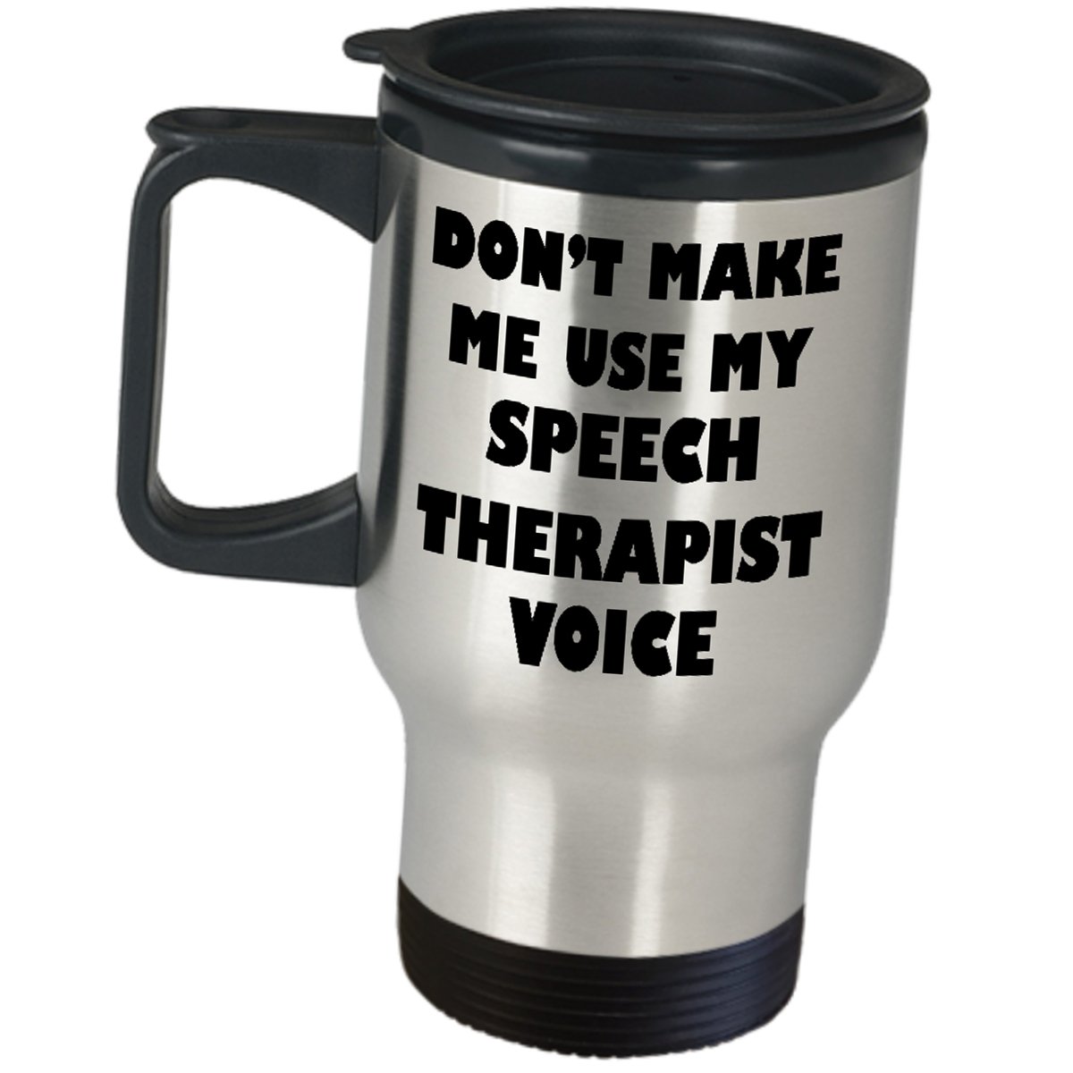 Funny Speech Therapist Travel Mug - Cute SLP Coffee Tumbler Gift for Language Pathologists & Voice Therapy Graduates - Perfect for Work, Clinicals & Study Breaks