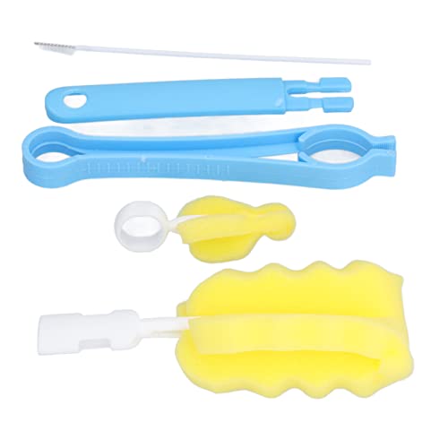 Baby Bottle Cleaning Kit - Silicone Scrubber Brush Set for Baby Bottles, Water Bottles & Tableware | Safe & Durable Dishwashing Tools for Newborns & Toddlers | Perfect for Home, Nursery & Travel Use