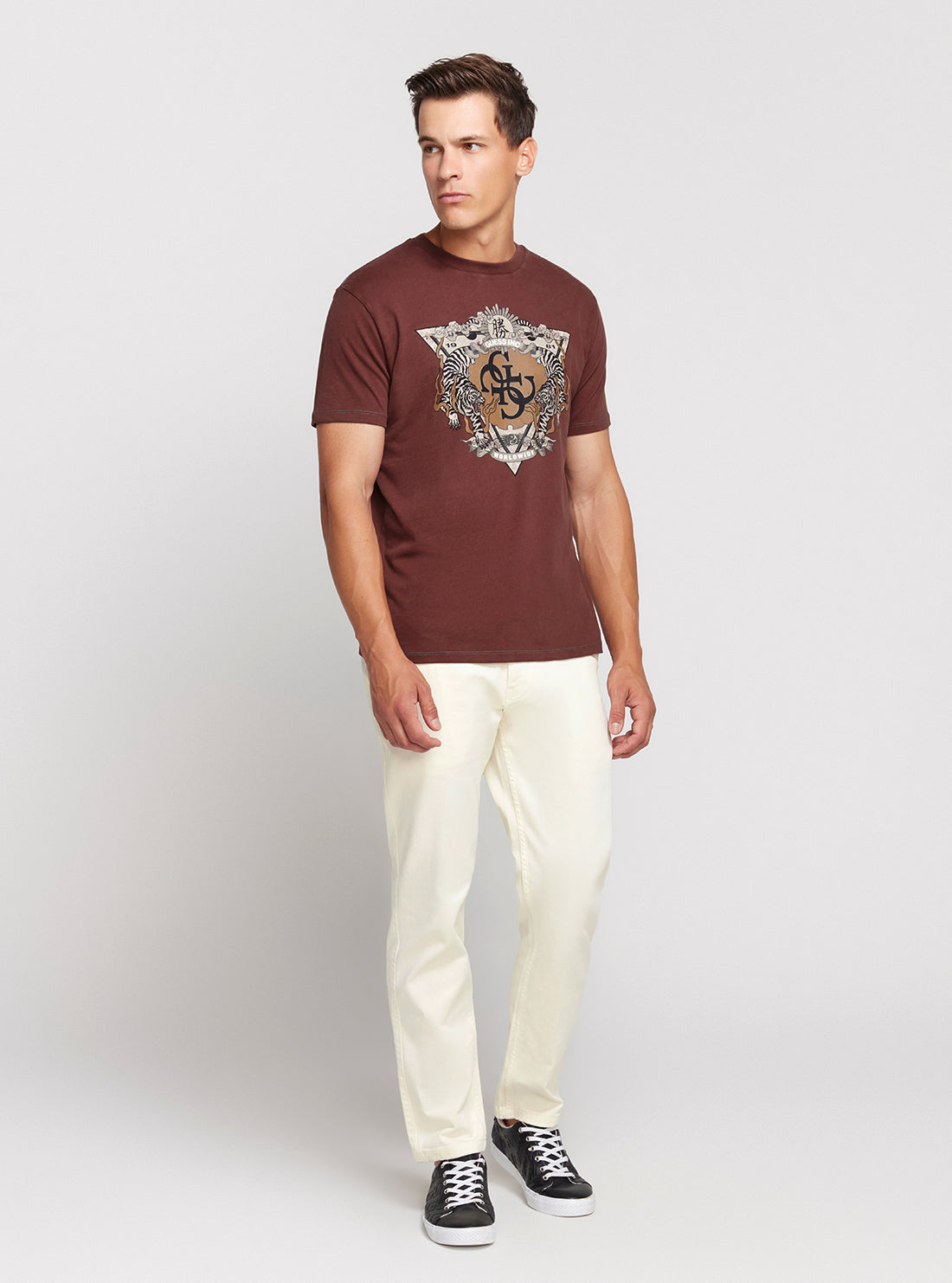 Eco-Friendly Brown Short Sleeve T-Shirt for Men & Women - Soft Cotton Casual Tee for Everyday Wear, Outdoor Activities, and Sustainable Fashion
