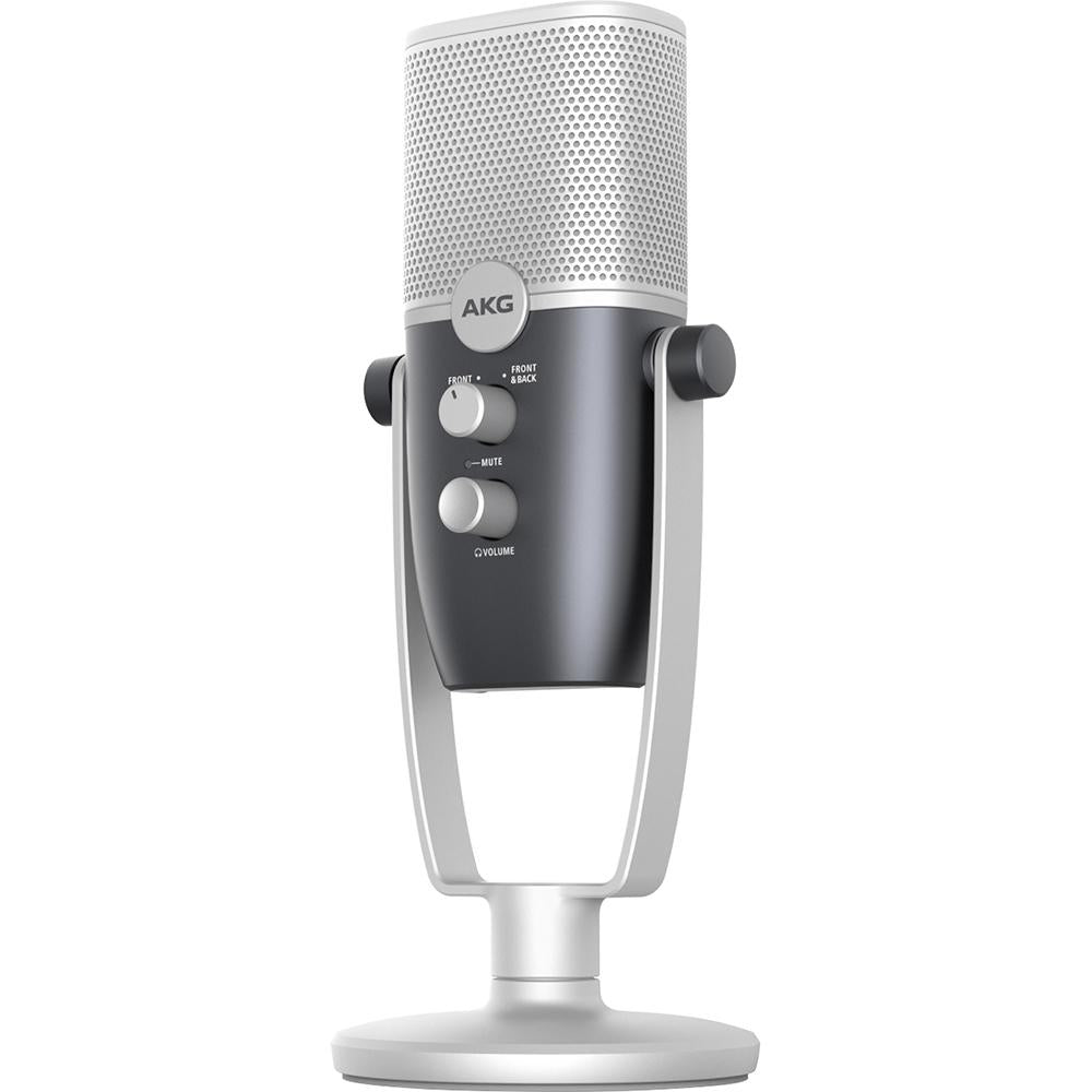AKG C22 USB LS Professional Studio Condenser Microphone - 24bit/96kHz High Resolution, Dual Pattern USB Mic for Podcasting, Streaming & Recording - Open Box
