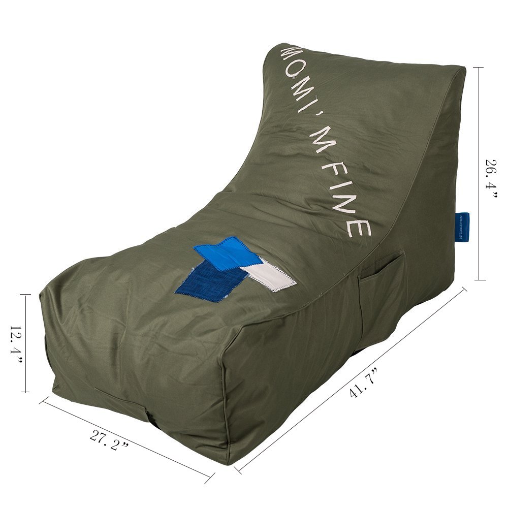 **Comfortable Sponge Leisure Lazy Lounger Chair - Kids & Teens Sofa Bed for Relaxing, Gaming, and Movie Nights**