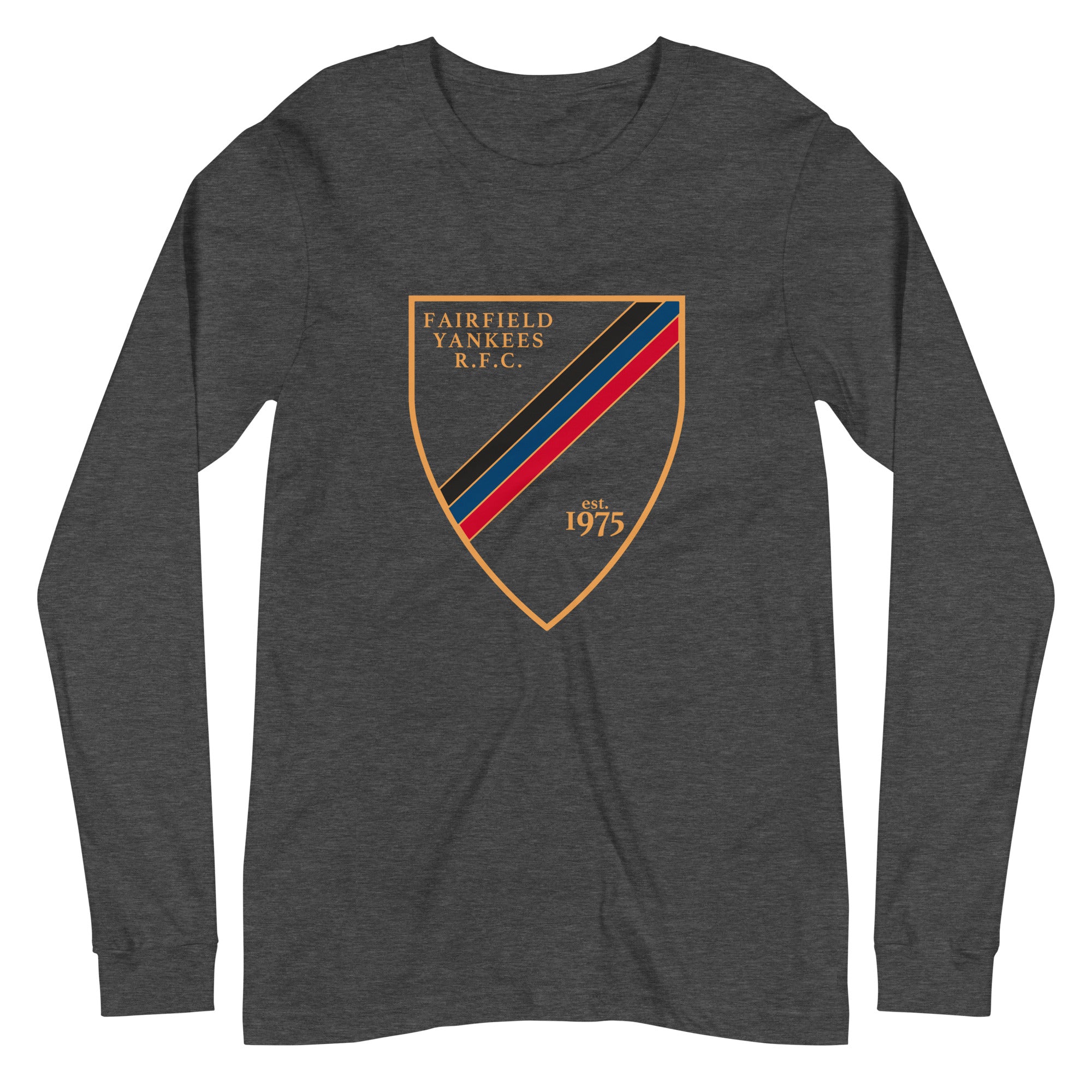 Fairfield Yankees RFC Long Sleeve Social T-Shirt - Comfortable Cotton Tee for Casual Wear, Sports Events & Fan Gatherings