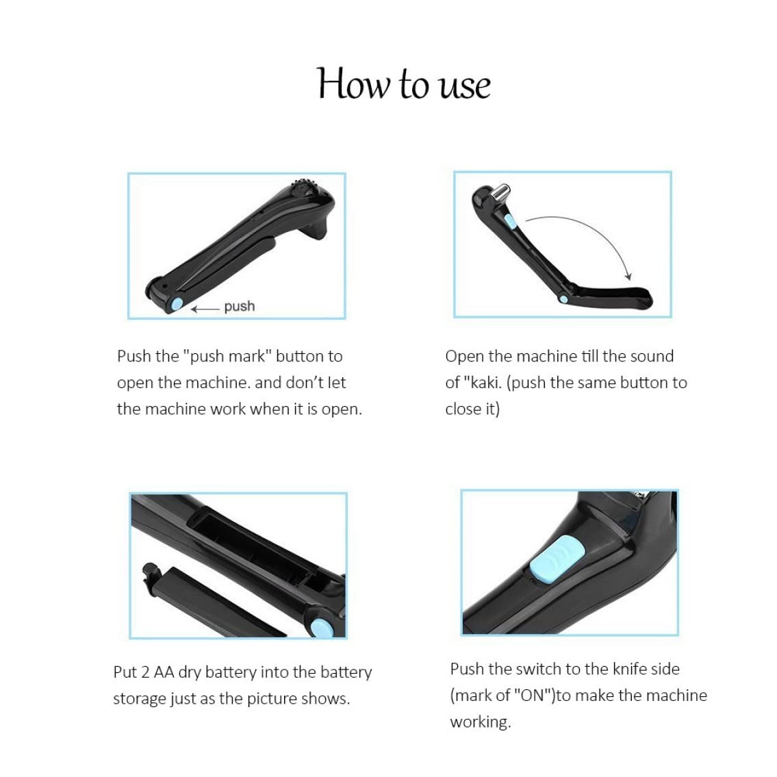 Foldable Electric Back Hair Shaver for Men with Long Handle - Painless Body Hair Remover & Trimmer - Perfect for Back, Chest, and Shoulder Grooming at Home or Travel