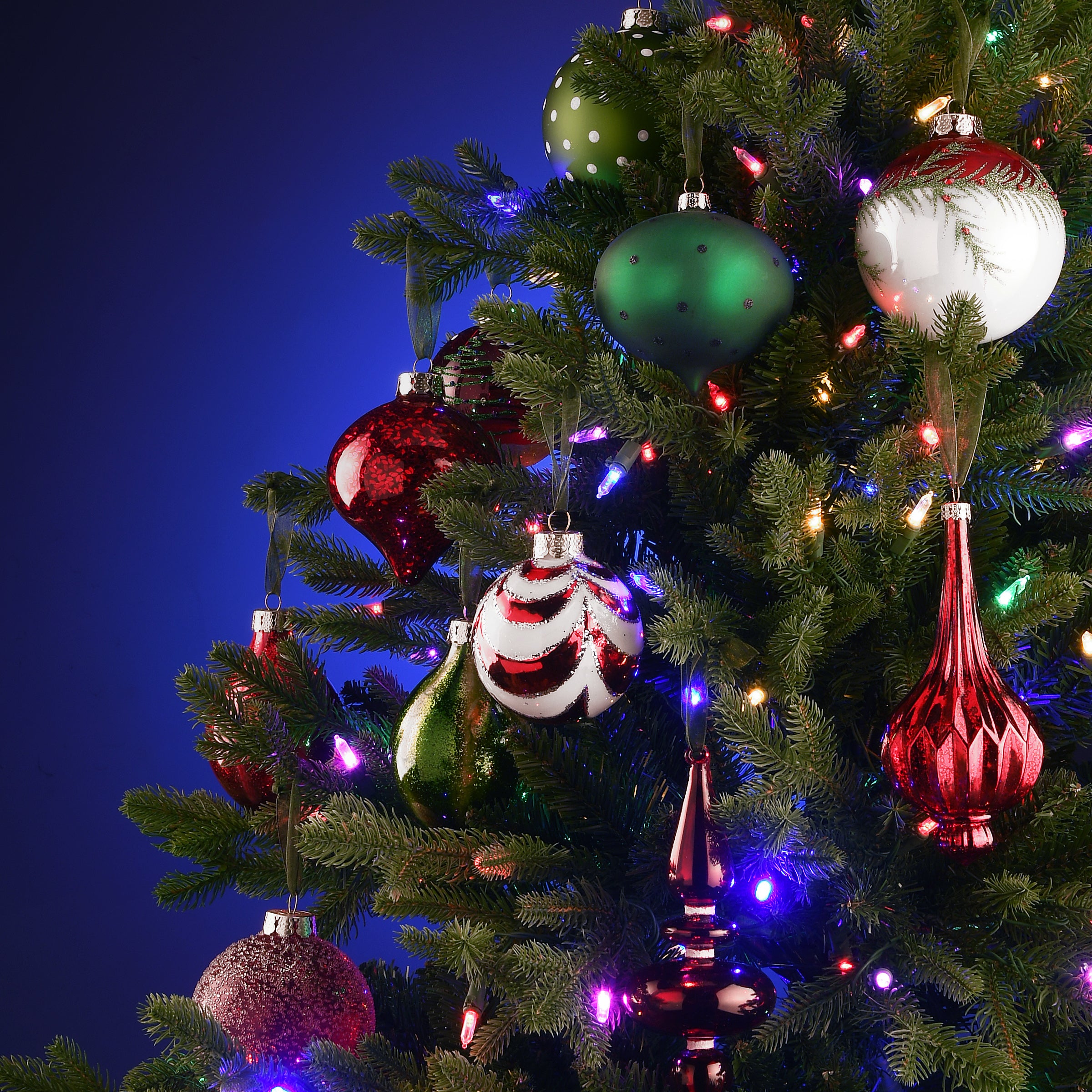 20-Piece Christmas Tree Ornament Set - Vintage General Store Collection for Holiday Decorations, Perfect for Christmas Tree Decorating, Home & Office Holiday Party Decor