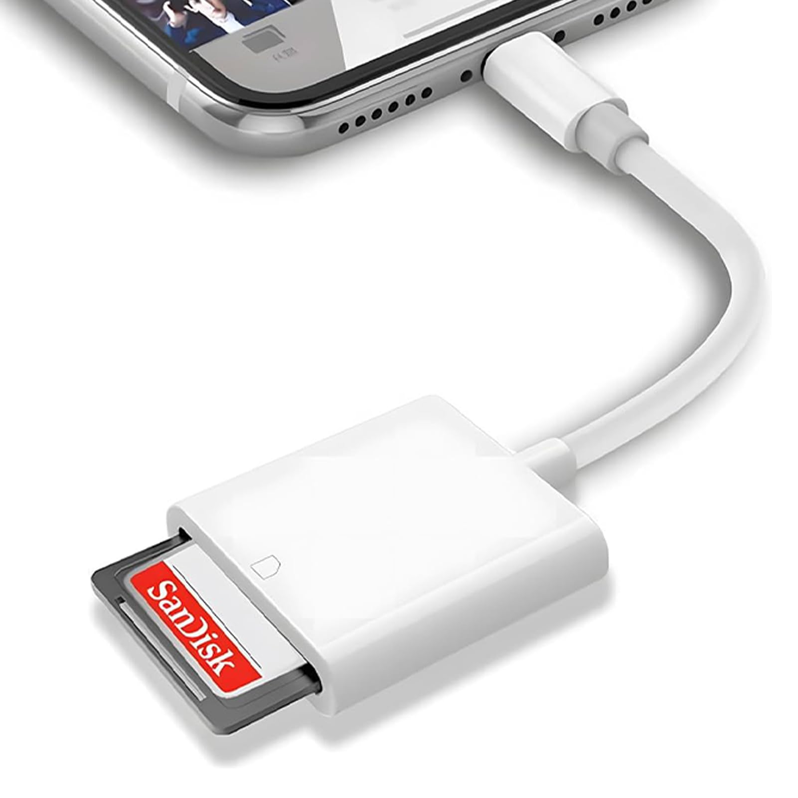 TYVOM 2-in-1 SD/TF Card Reader for iPhone iPad - Lightning & USB-C Camera Memory Card Adapter - Compatible with iPhone 15/14/13/12, iPad Pro/Air/Mini - Transfer Photos from DSLR, Digital Camera, GoPro, Drone to iOS Devices - Perfect for Travel, Photography & Content Creation