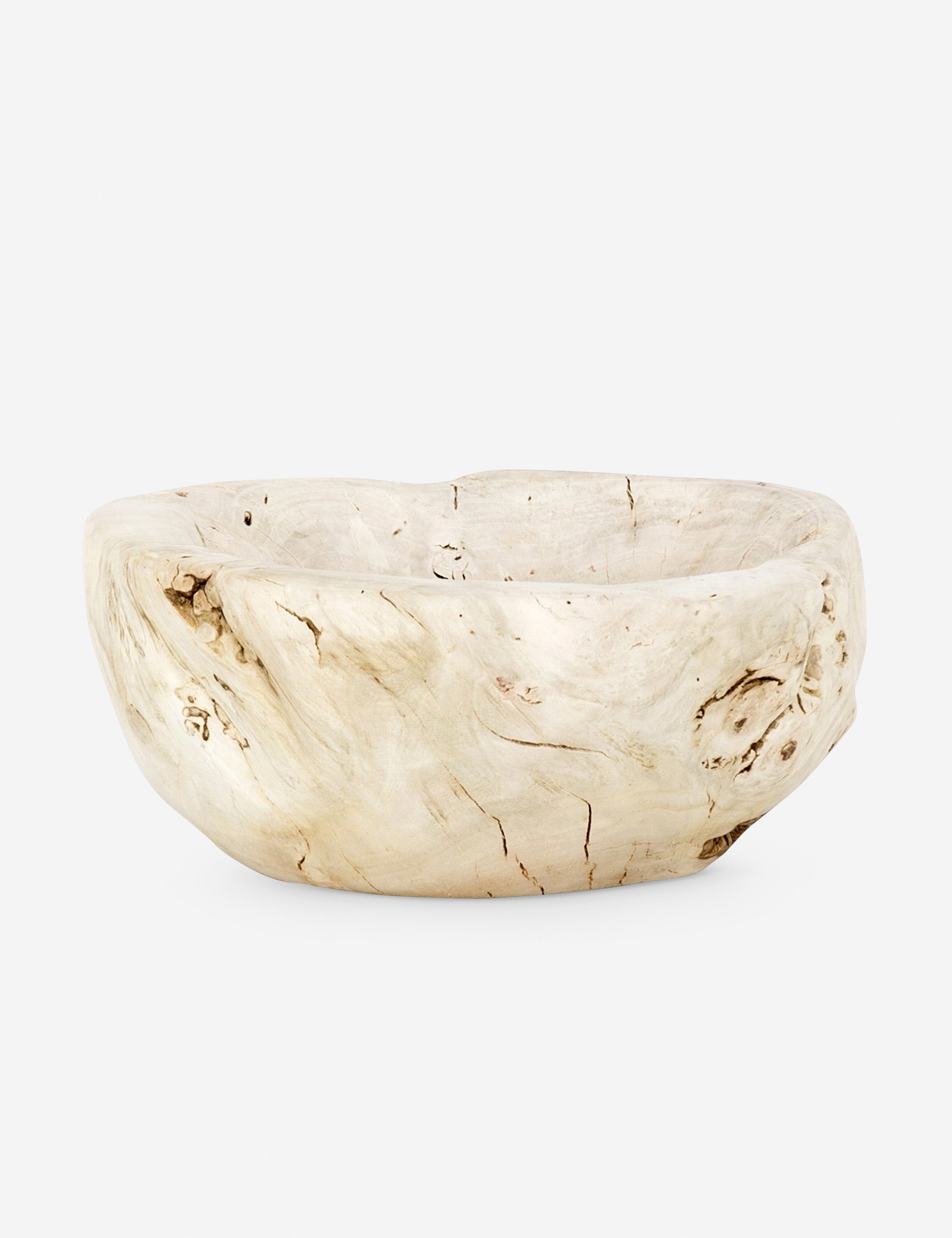 Handcrafted Aspen Reclaimed Wood Bowl - Rustic Farmhouse Centerpiece for Dining Table Decor, Fruit Display & Home Decor | Eco-Friendly Kitchen & Living Room Accessory