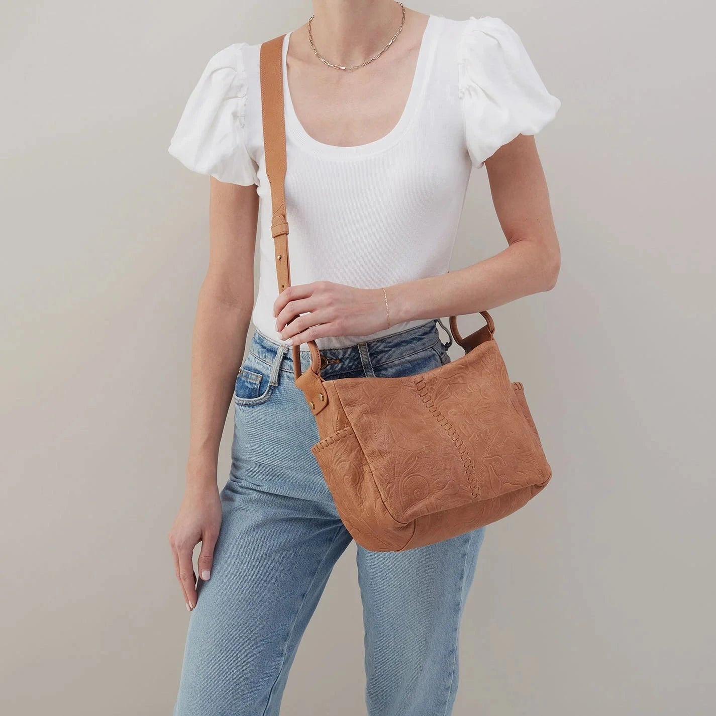 HOBO SHEILA CROSSBODY BAG - Stylish Leather Shoulder Purse for Women, Fashionable Handbag with Adjustable Strap - Perfect for Work, Travel & Everyday Use