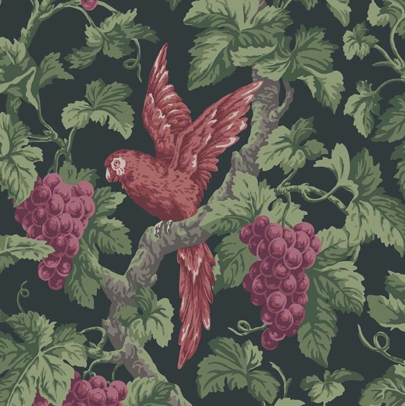 Cole & Son Woodvale Orchard Multi-Color Botanical Wallpaper - Vintage Floral Design for Living Room, Bedroom & Home Decor