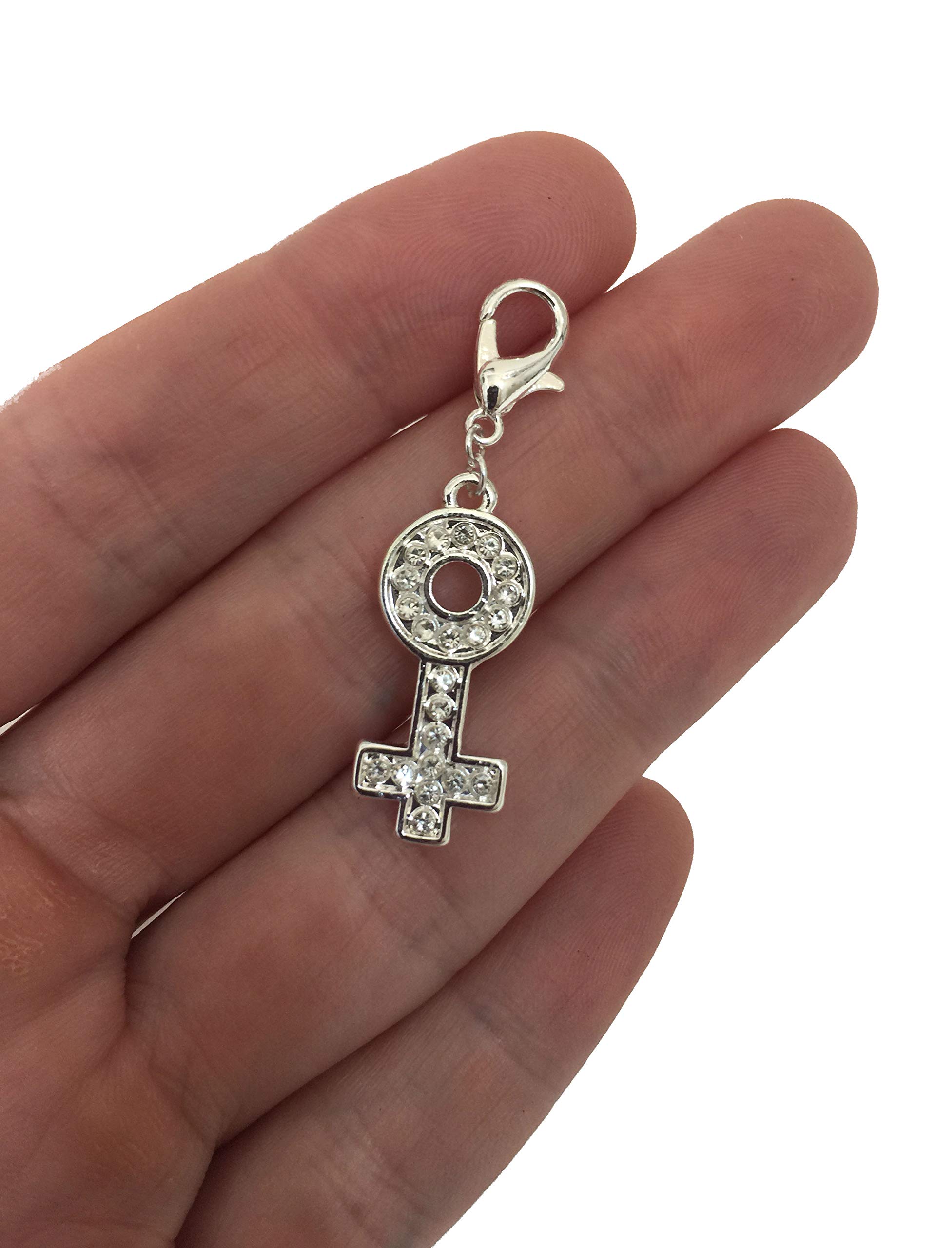 Rhinestone Crystal Charms for Jewelry - HotWife, Queen, Queen of Spades, BBC, QOS, Swinger & Cuckold Bracelet, Anklet & Necklace Charms - Perfect for Couples Jewelry, Lifestyle Accessories & Adult Fashion