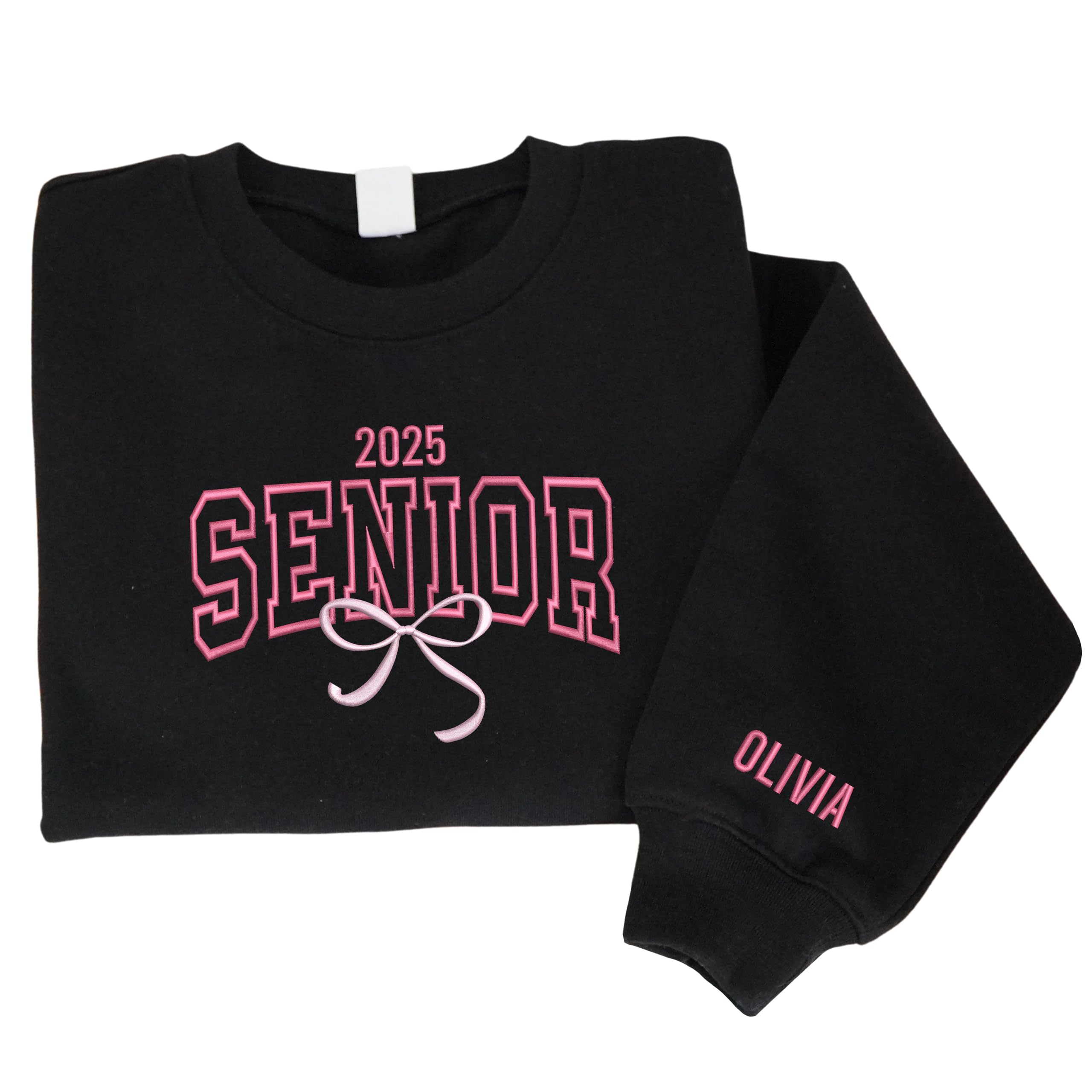 Custom Embroidered Senior Shirt - Personalized Graduation Gift for High School & College Seniors - Perfect for Graduation Parties & Senior Week Celebrations