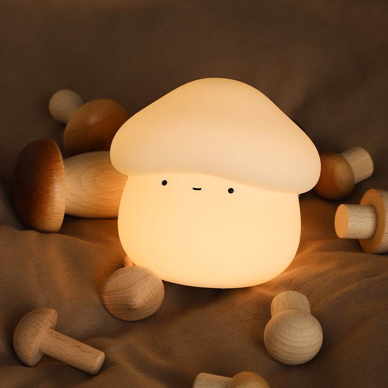 MushLamp: Cute Mushroom Night Light with Touch Control - Perfect for Kids Room, Nursery, and Bedroom Decor