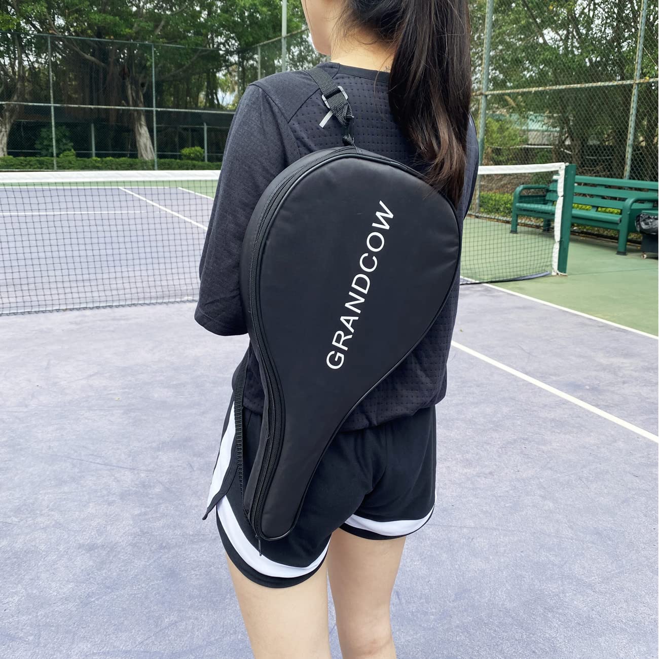 Premium Carbon Fiber Padel Racket - Lightweight Power Tennis Paddle for Paddleball | Perfect for Outdoor & Indoor Court Sports, Training & Competitive Play