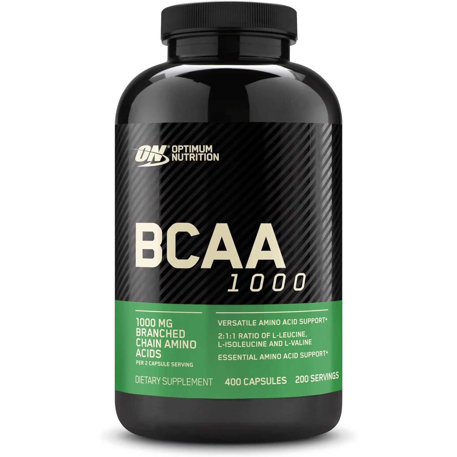 Optimum Nutrition BCAA 1000 Caps - Branched Chain Amino Acid Supplement for Muscle Recovery & Growth - Pre & Post Workout for Athletes & Fitness Enthusiasts