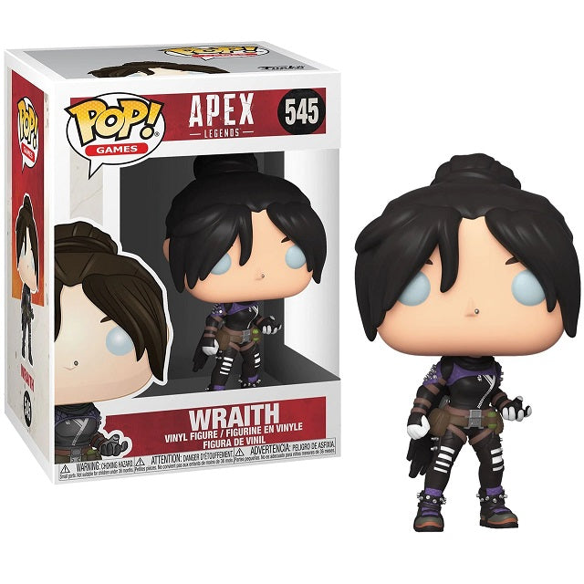 Apex Legends Wraith Pop! Vinyl Figure #545 - Collectible Gaming Merchandise for Display & Gifts