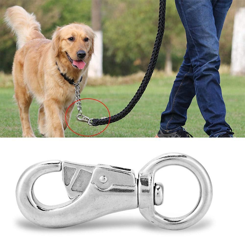 Premium Stainless Steel Carabiner Clip - Heavy Duty Spring Snap Hook for Dog Leash, Keychain, Backpack & Outdoor Gear | Secure & Durable for Hiking, Camping & Daily Use