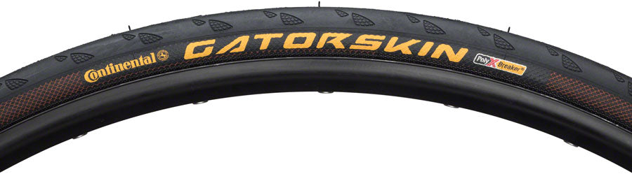 2 Pack Continental Gatorskin 700x25 Clincher Folding Bike Tires - 180 TPI, Black (C1010725) - Perfect for Road Biking, Commuting & Long-Distance Cycling