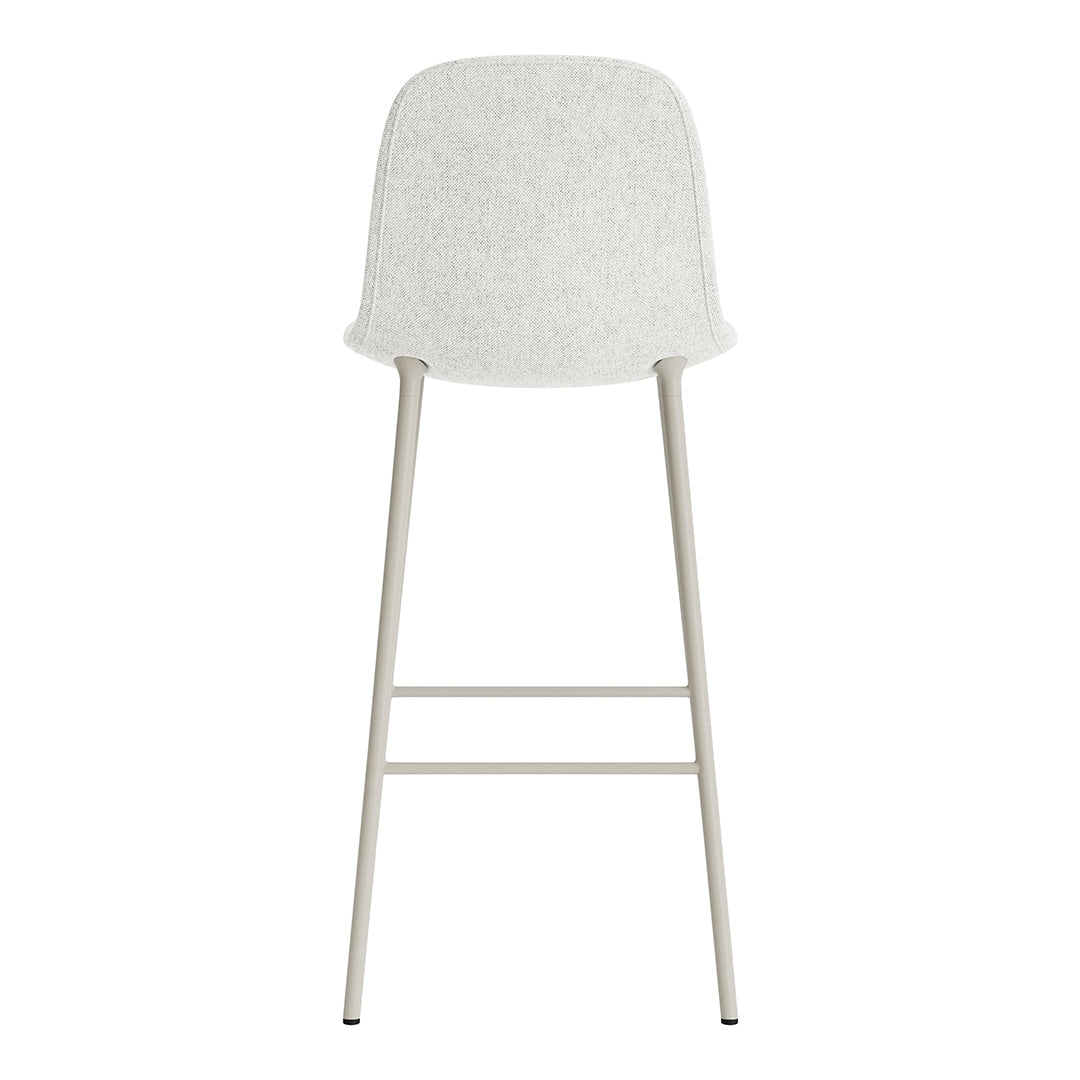Modern Form Bar Chair - Fully Upholstered Counter Stool with Comfortable Seat - Perfect for Kitchen Islands, Breakfast Bars & Home Bars
